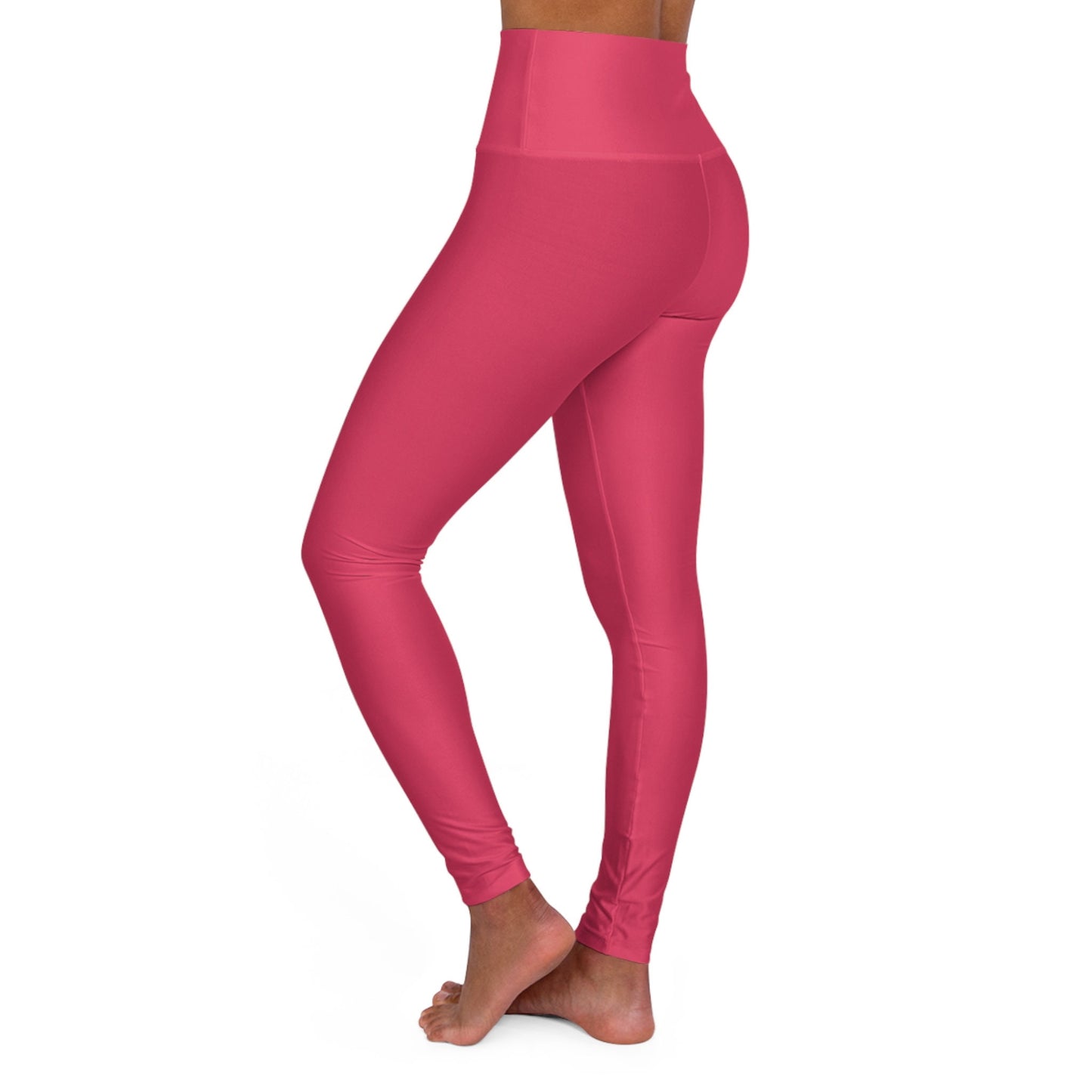 High Waisted Red Yoga Leggings Skinny Fit Leggings