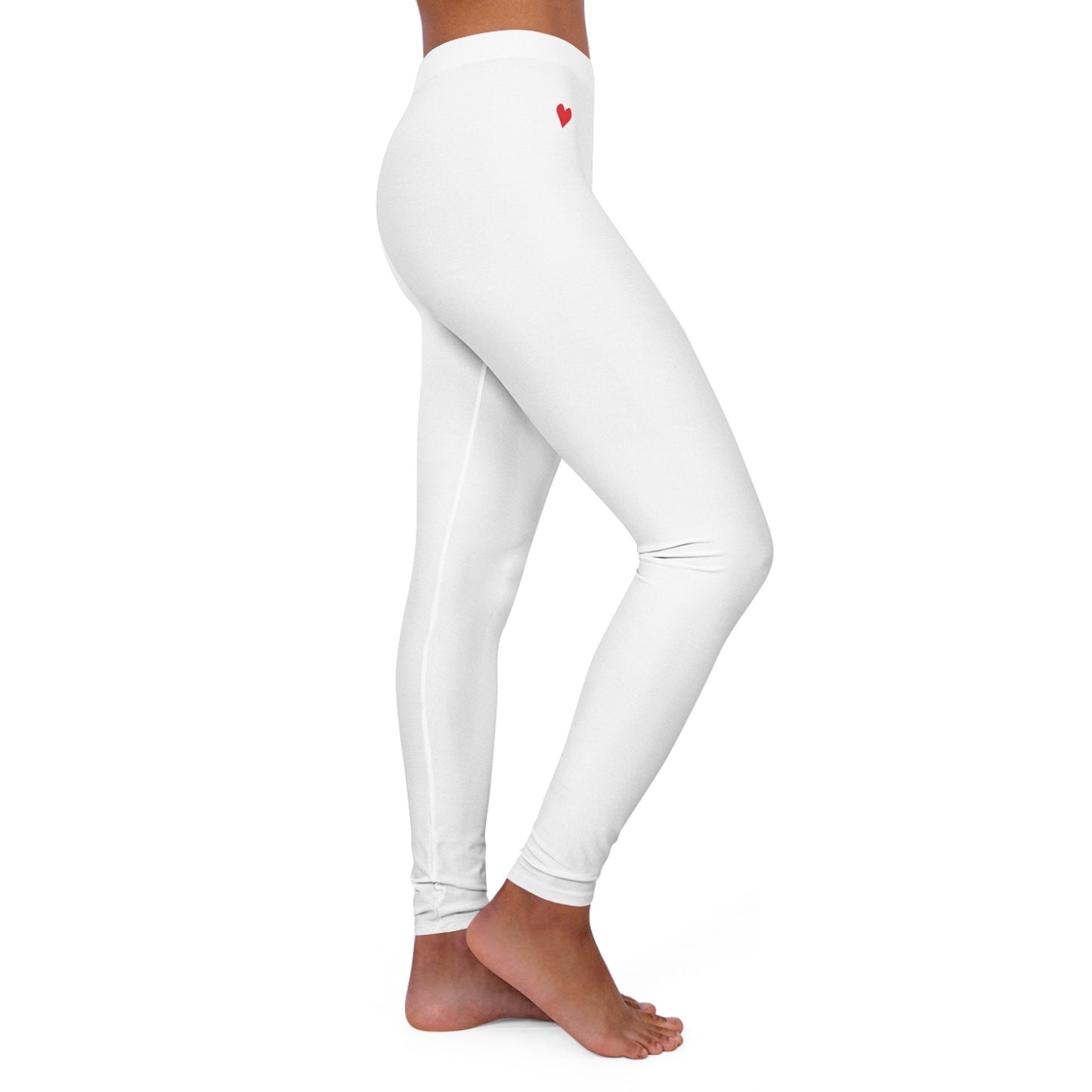 Women's White Spandex Leggings
