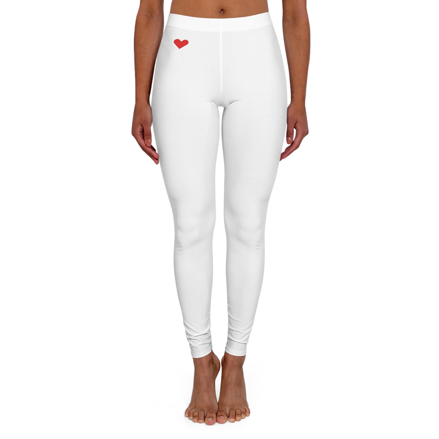 Women's White Spandex Leggings