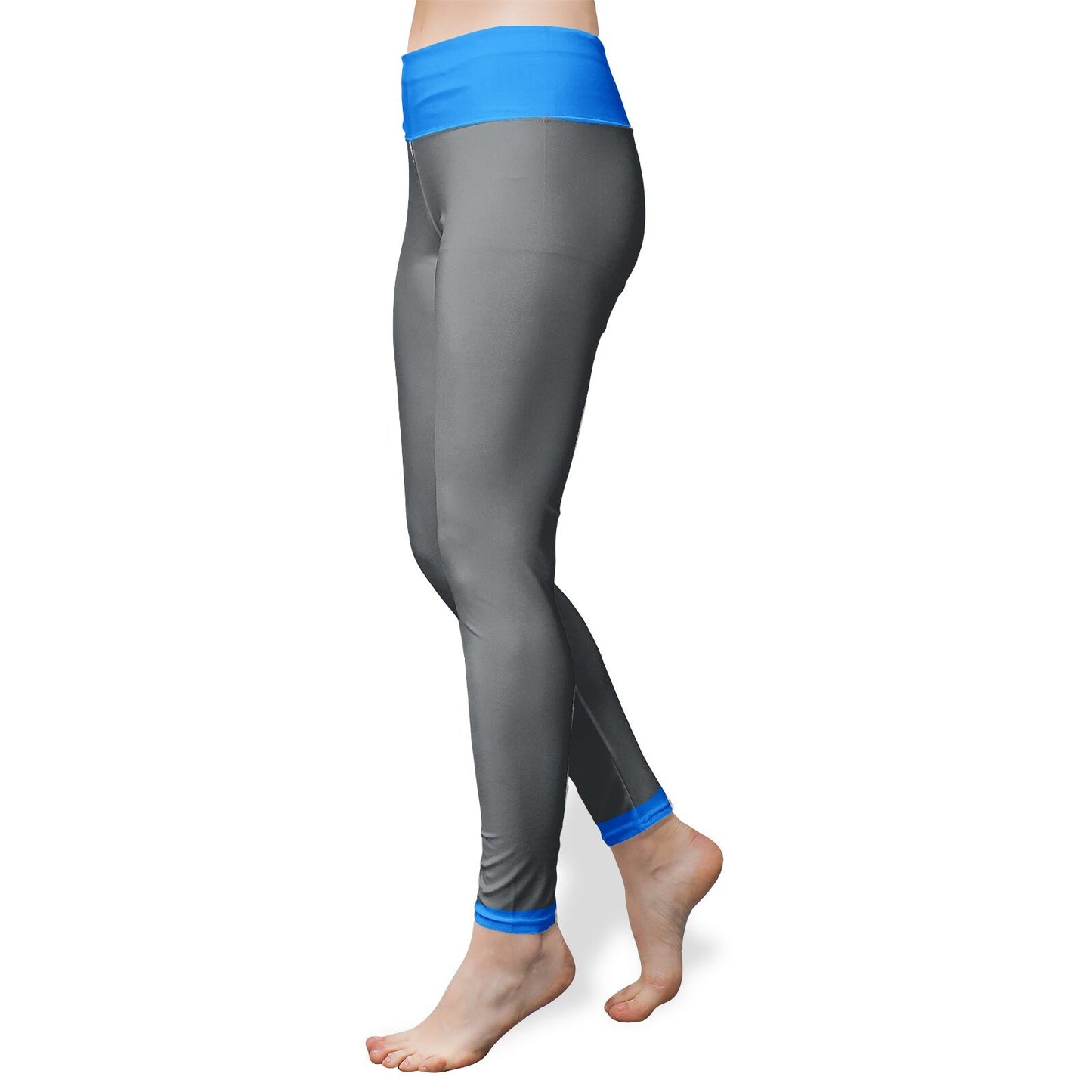 Women's High Waist Blue Yoga Leggings