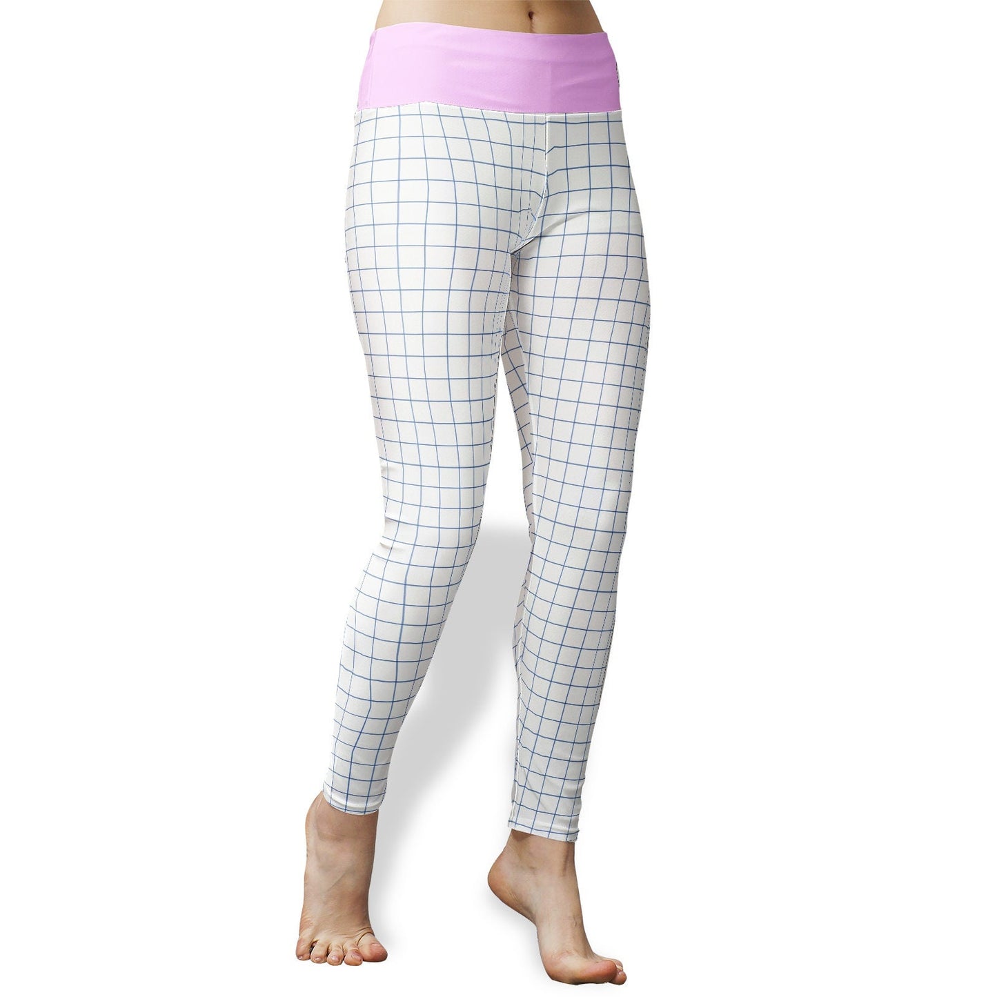 Women's High Waist Pink Yoga Leggings