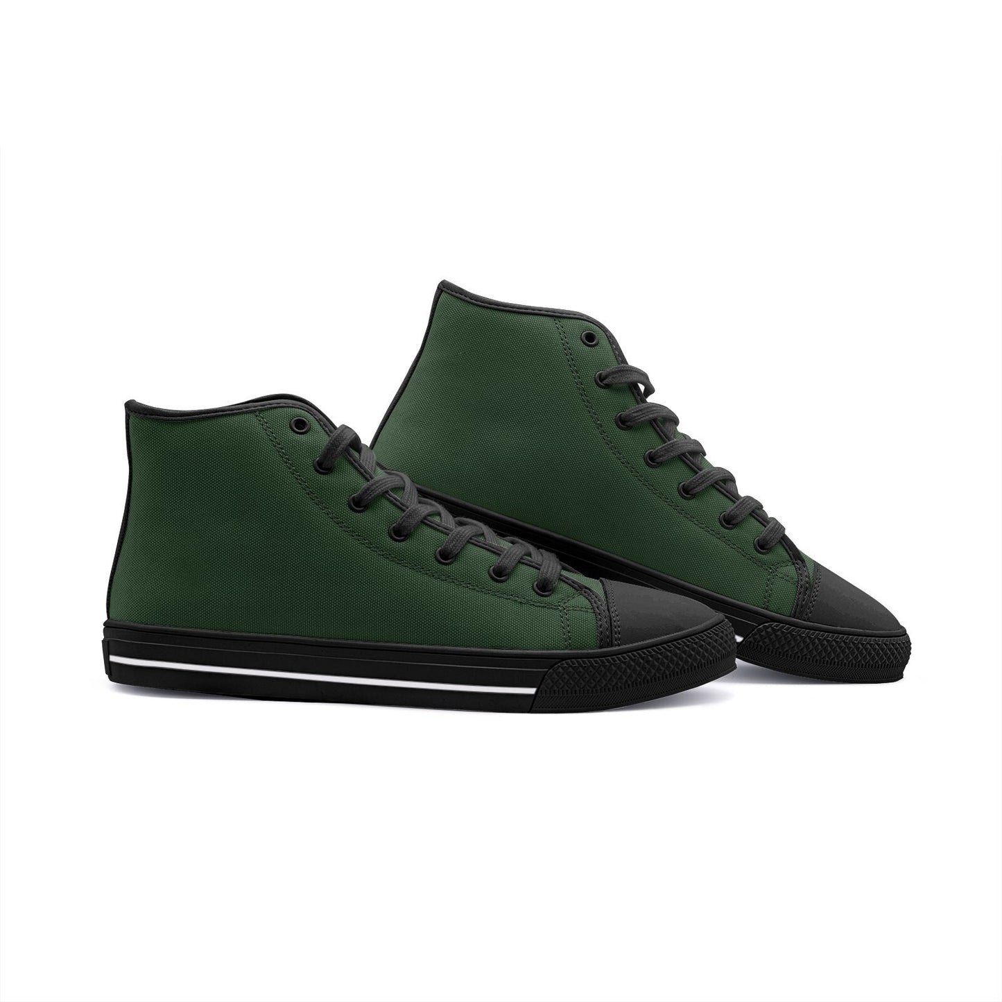 Unisex High Top Green Sneakers