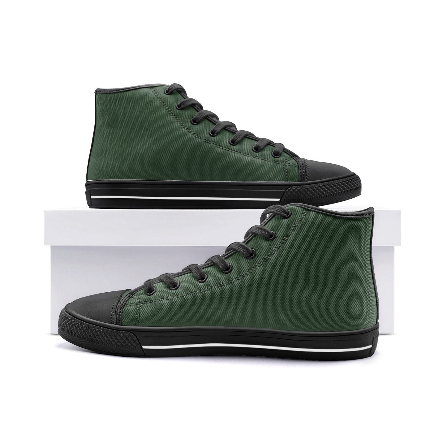 Unisex High Top Green Sneakers