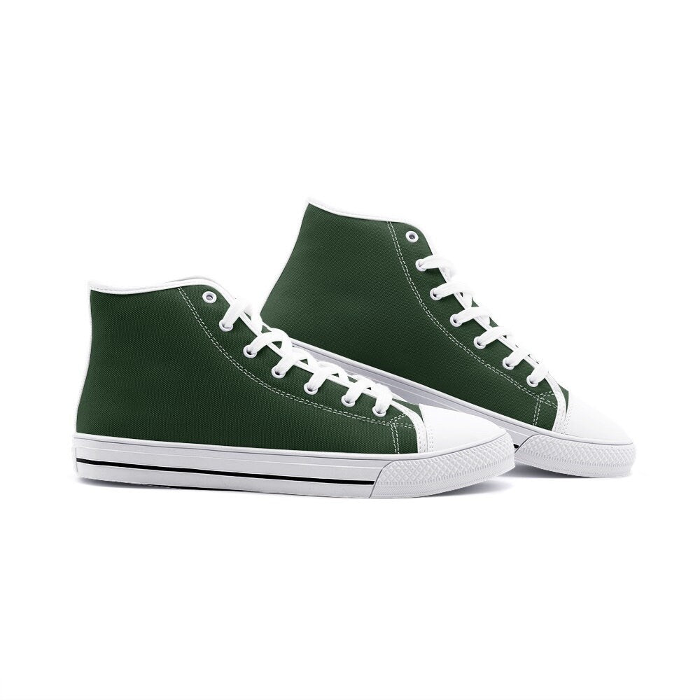 Unisex High Top Green Sneakers