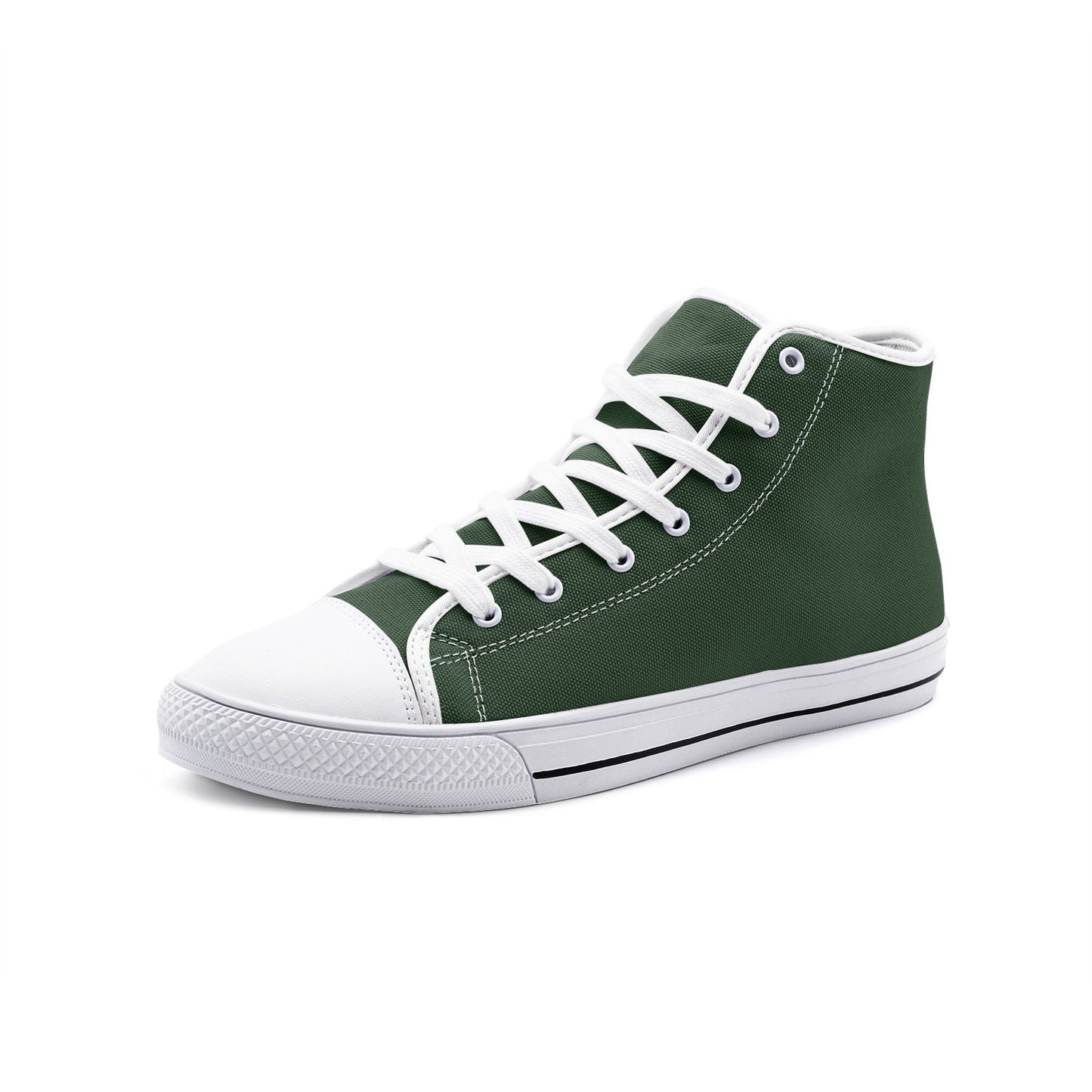 Unisex High Top Green Sneakers