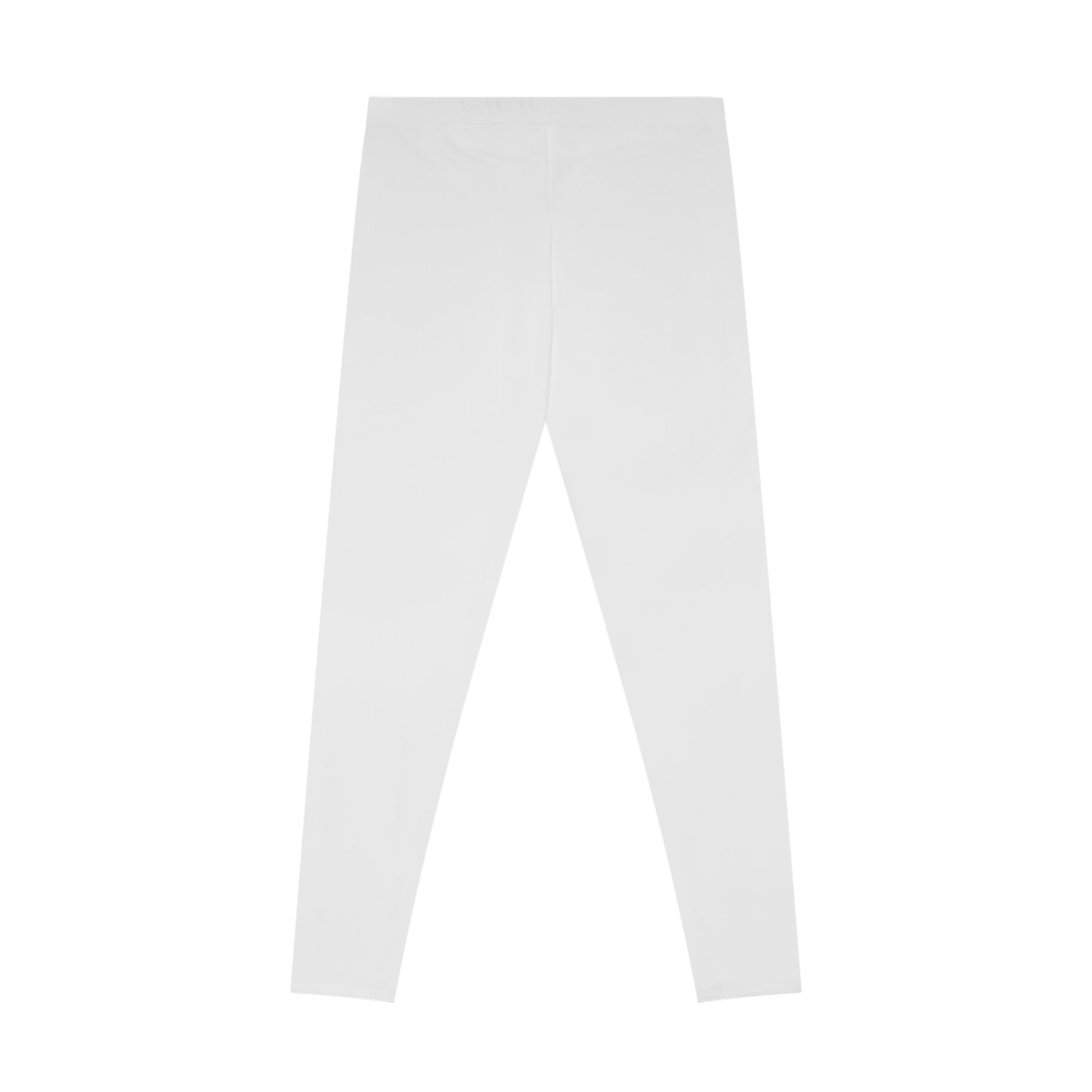Stretchy White Leggings Black Dog