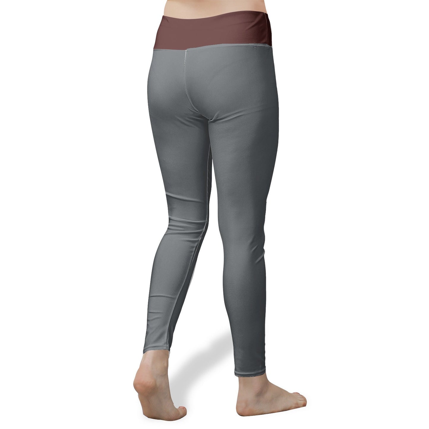 Women's High Waist Gray Yoga Leggings