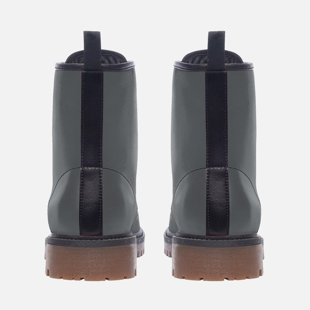 Casual Leather Lightweight Gray boots
