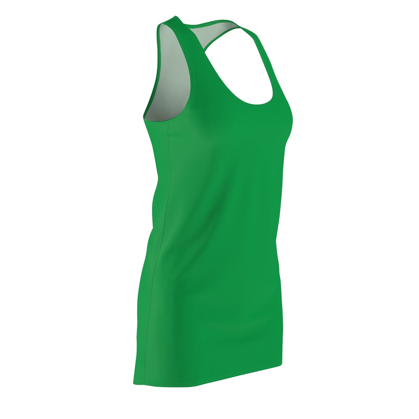 Women's Cut & Sew Racerback Green Dress