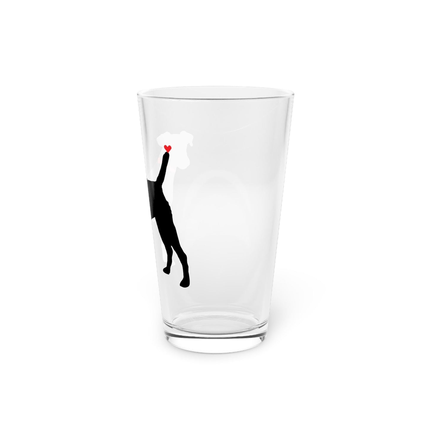 Black Dog Pint Glass, 16oz