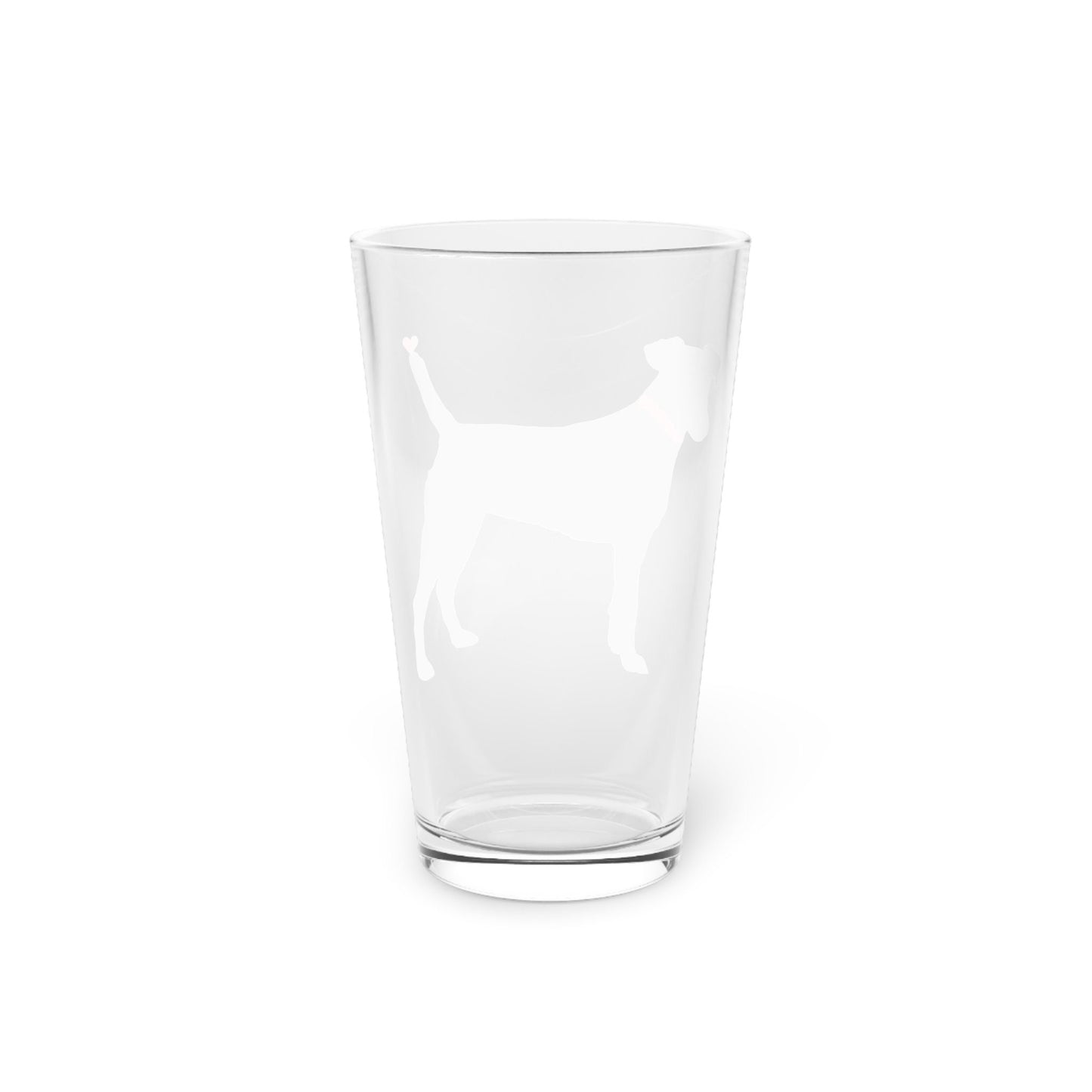 Black Dog Pint Glass, 16oz