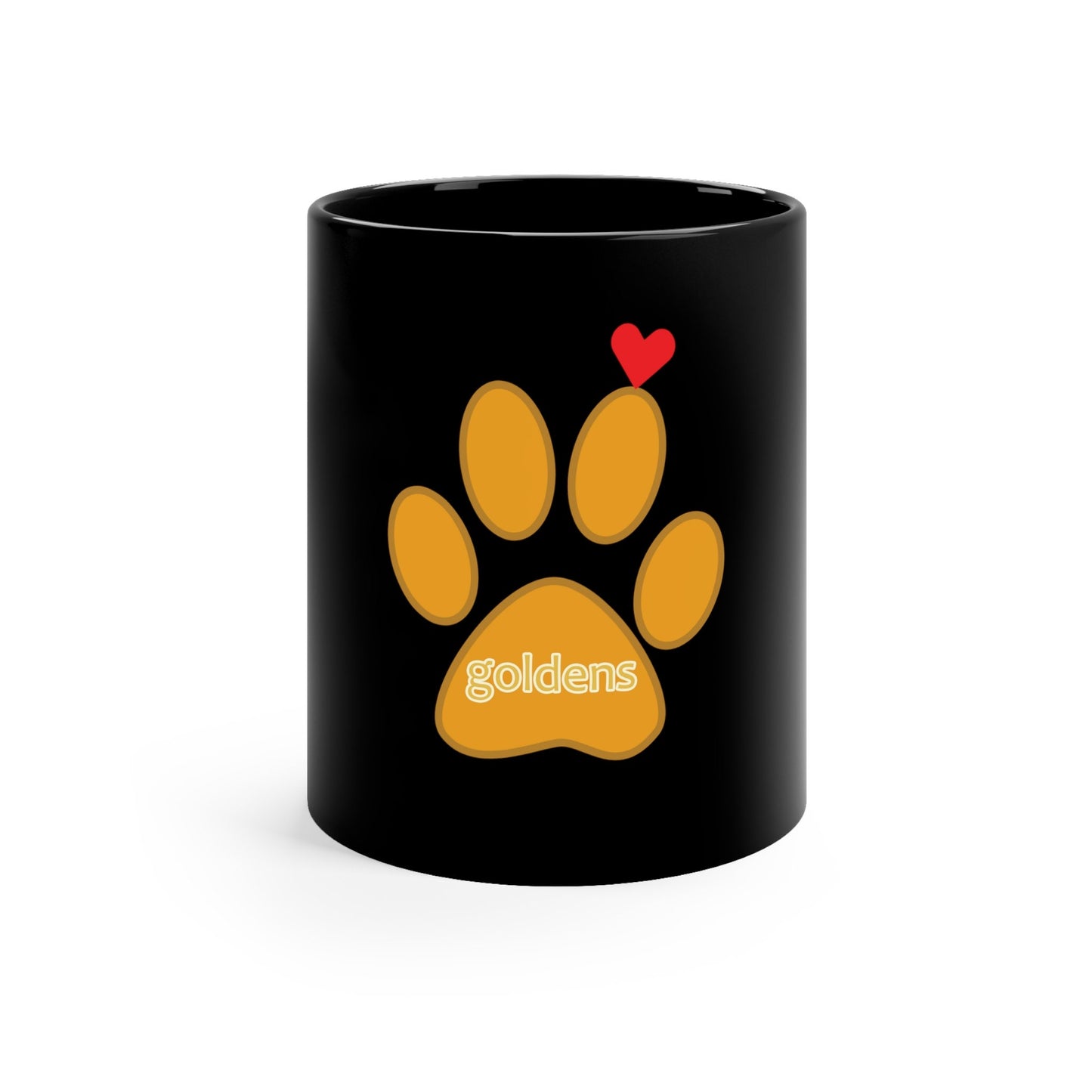 Golden Retriever Lovers 11oz Black Mug