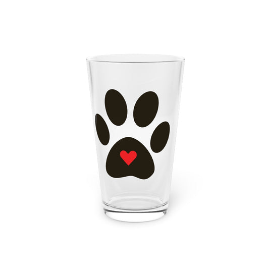 Black Dog Lovers Pint Glass, 16oz