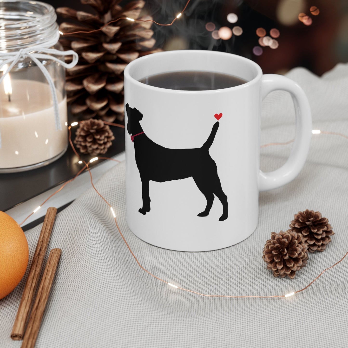 Black Dog Ceramic Mugs 11oz