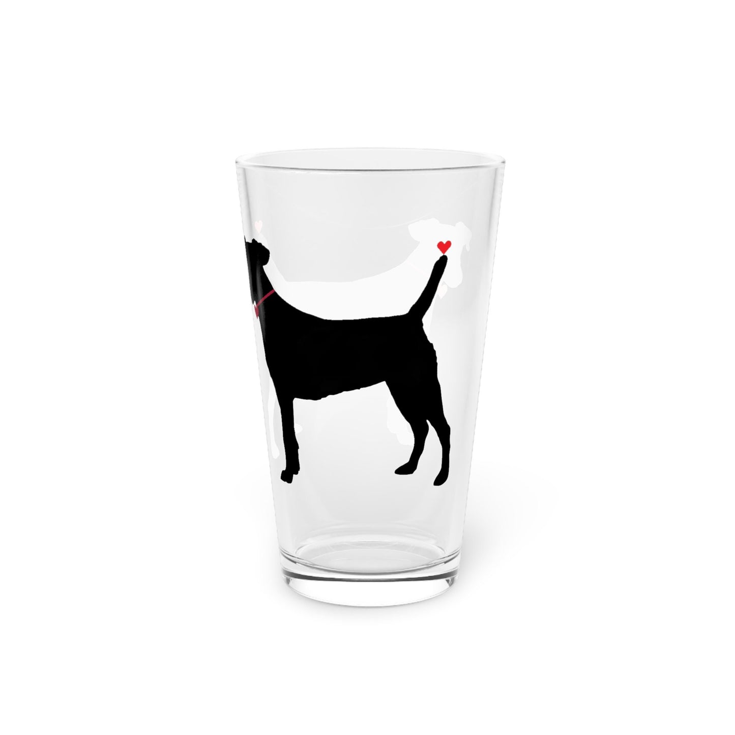 Black Dog Pint Glass, 16oz