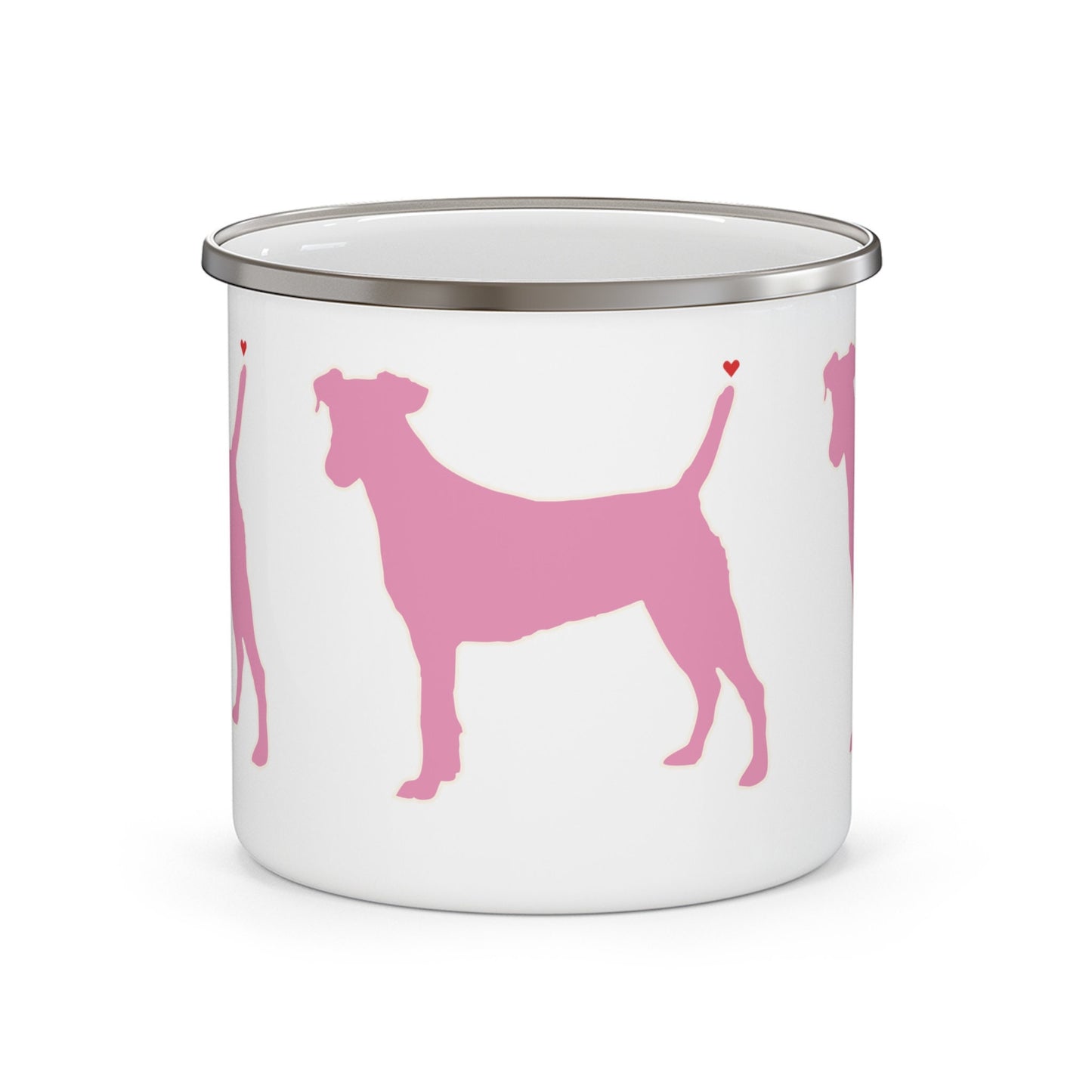 Dog Lovers Enamel Camping Mug