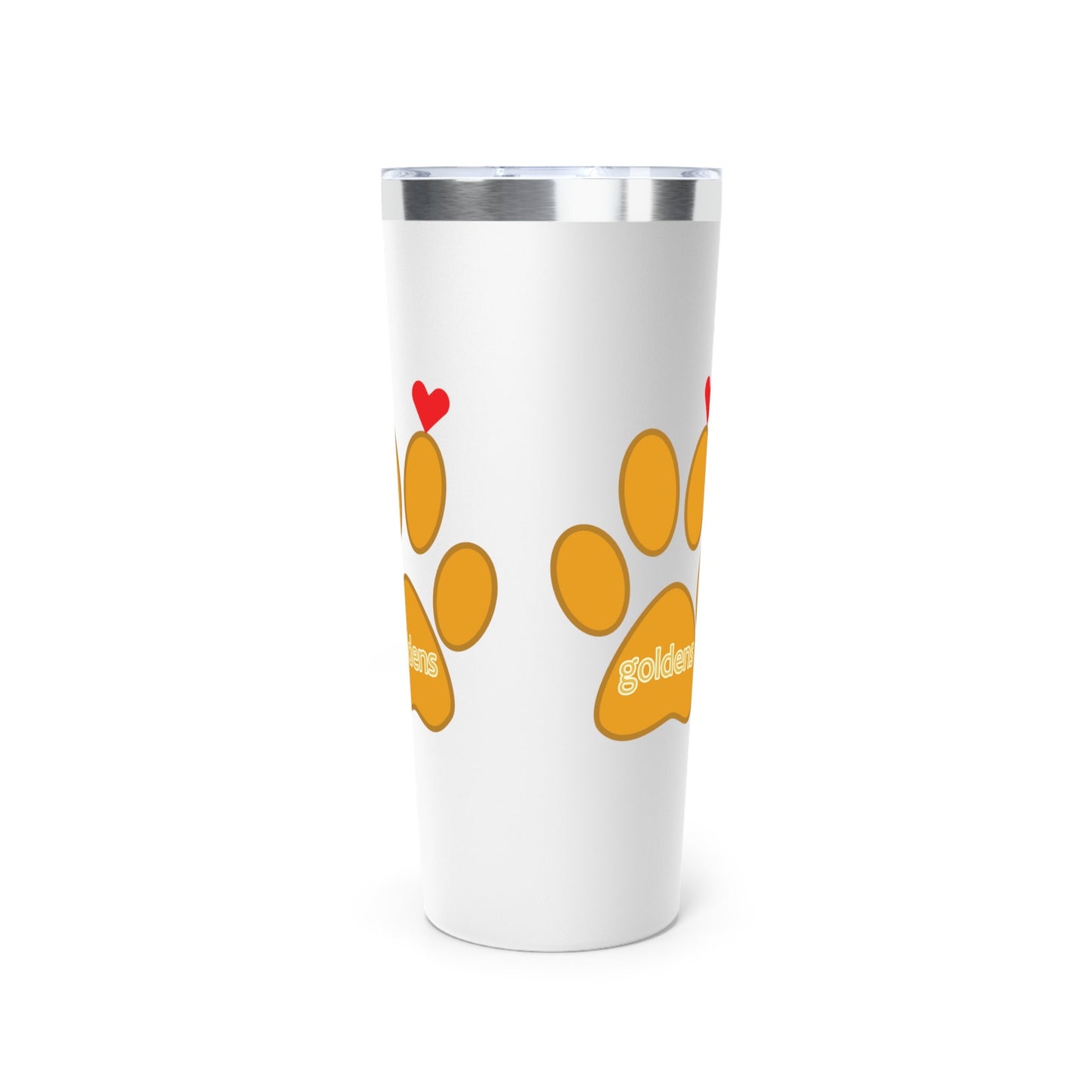 Golden Retriever Dog Lovers Copper Vacuum Insulated Tumbler, 22oz