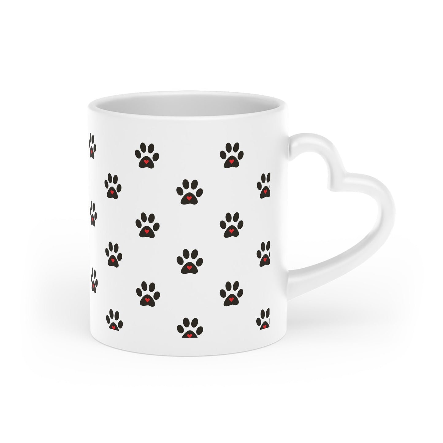 Heart-Shaped Dog Lovers Mug