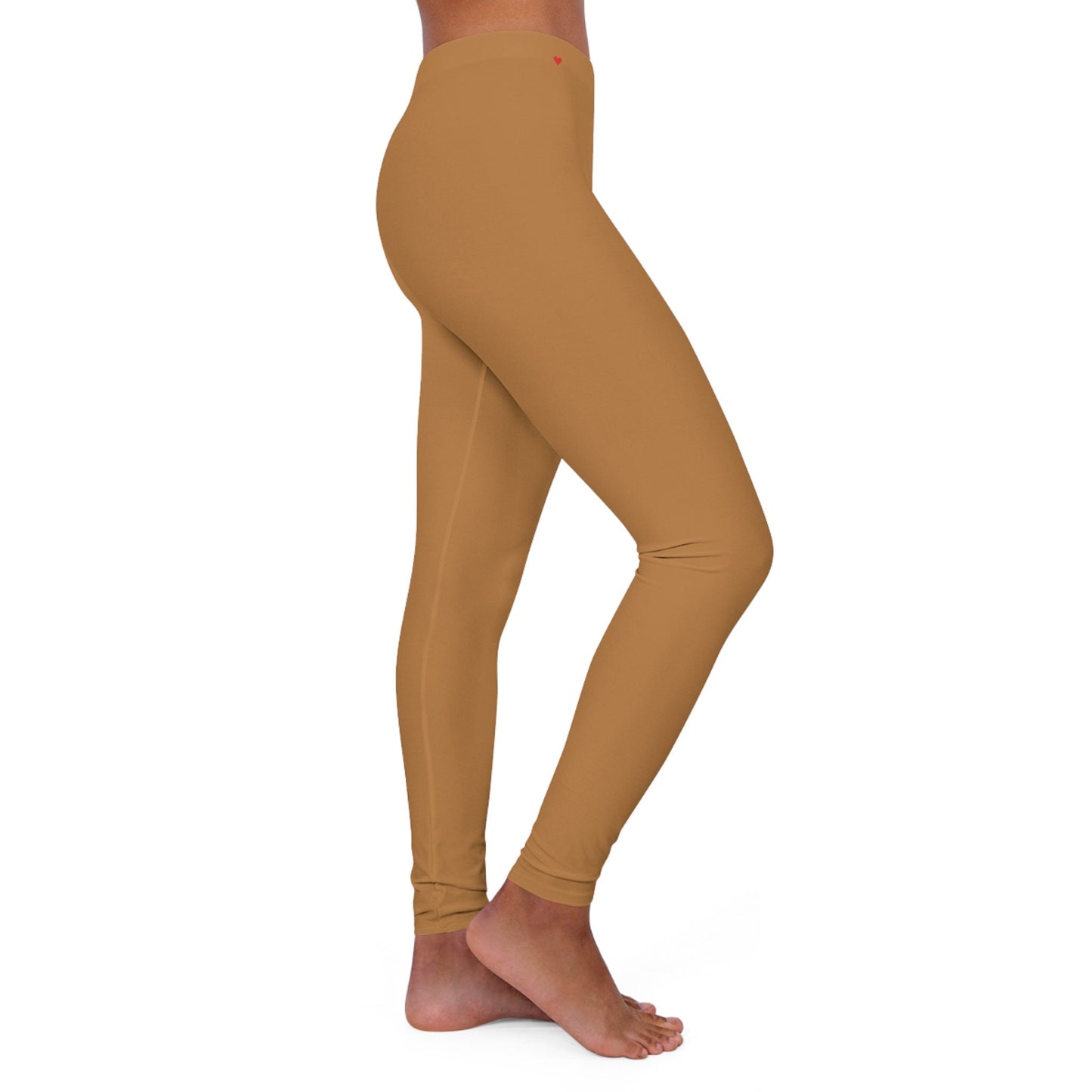 Women's Spandex Tan Leggings Skinny Fit