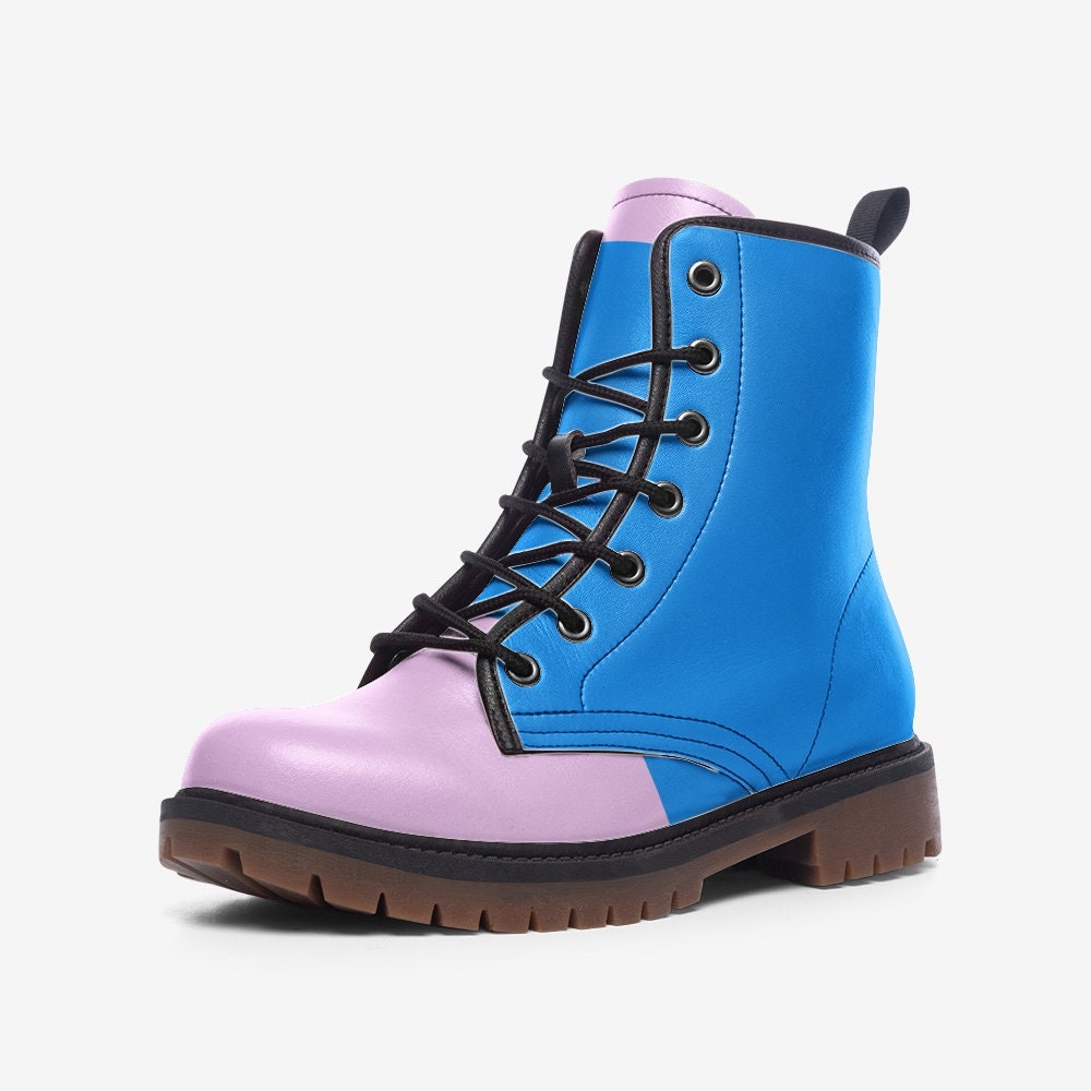 Casual Leather Lightweight Pink boots