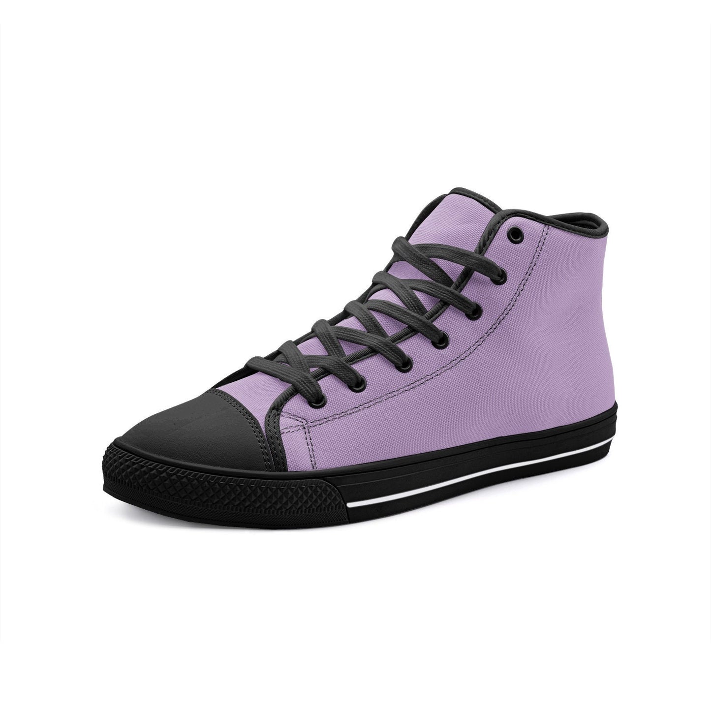 Purple High Top Sneakers Unisex Sizes Purple Shoes
