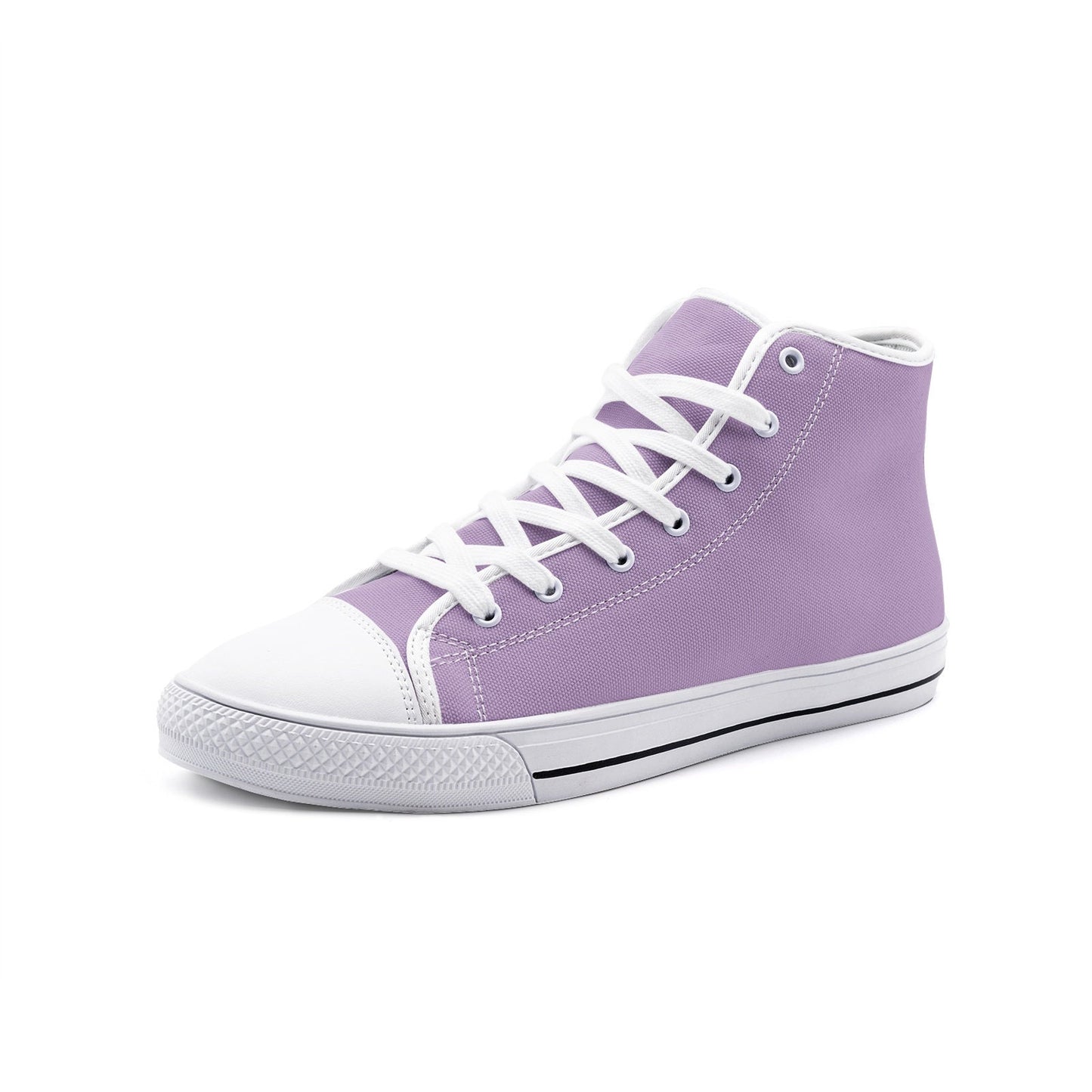 Purple High Top Sneakers Unisex Sizes Purple Shoes
