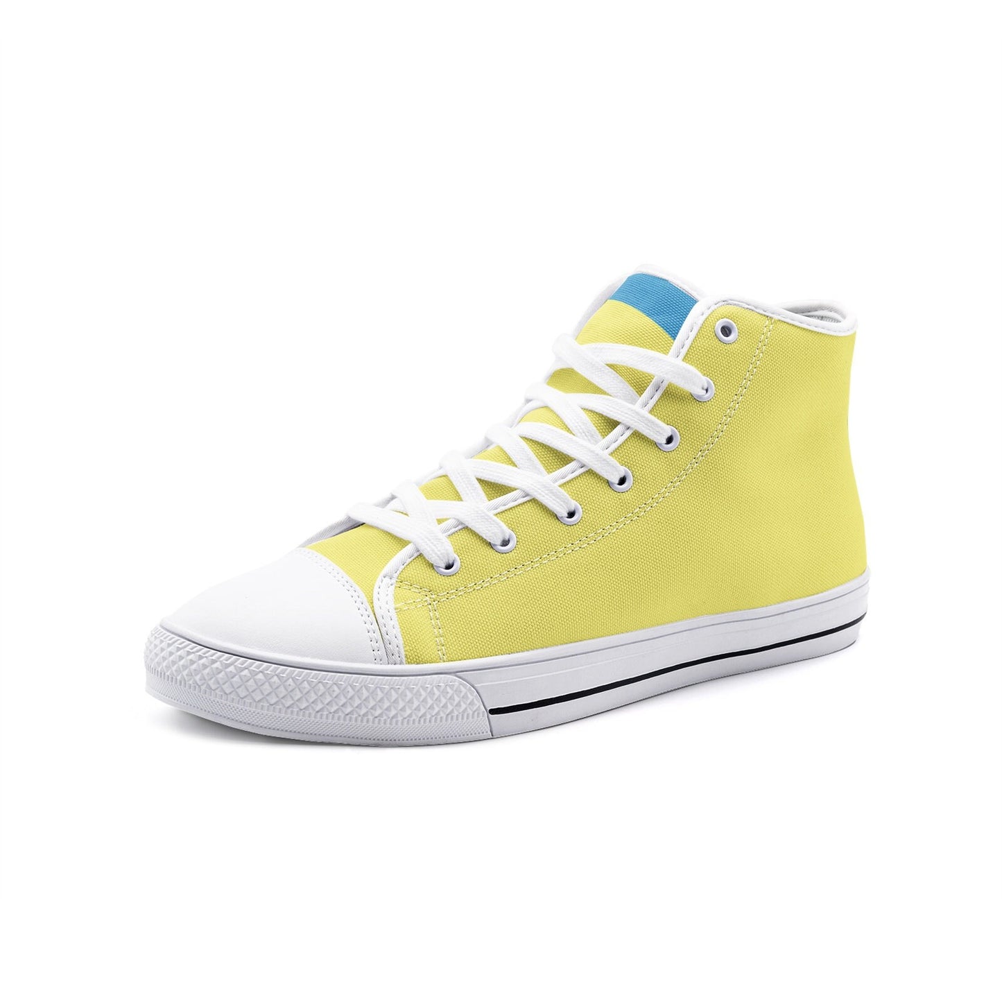 Yellow High Top Sneakers Unisex Sizes