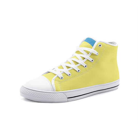 Yellow High Top Sneakers Unisex Sizes