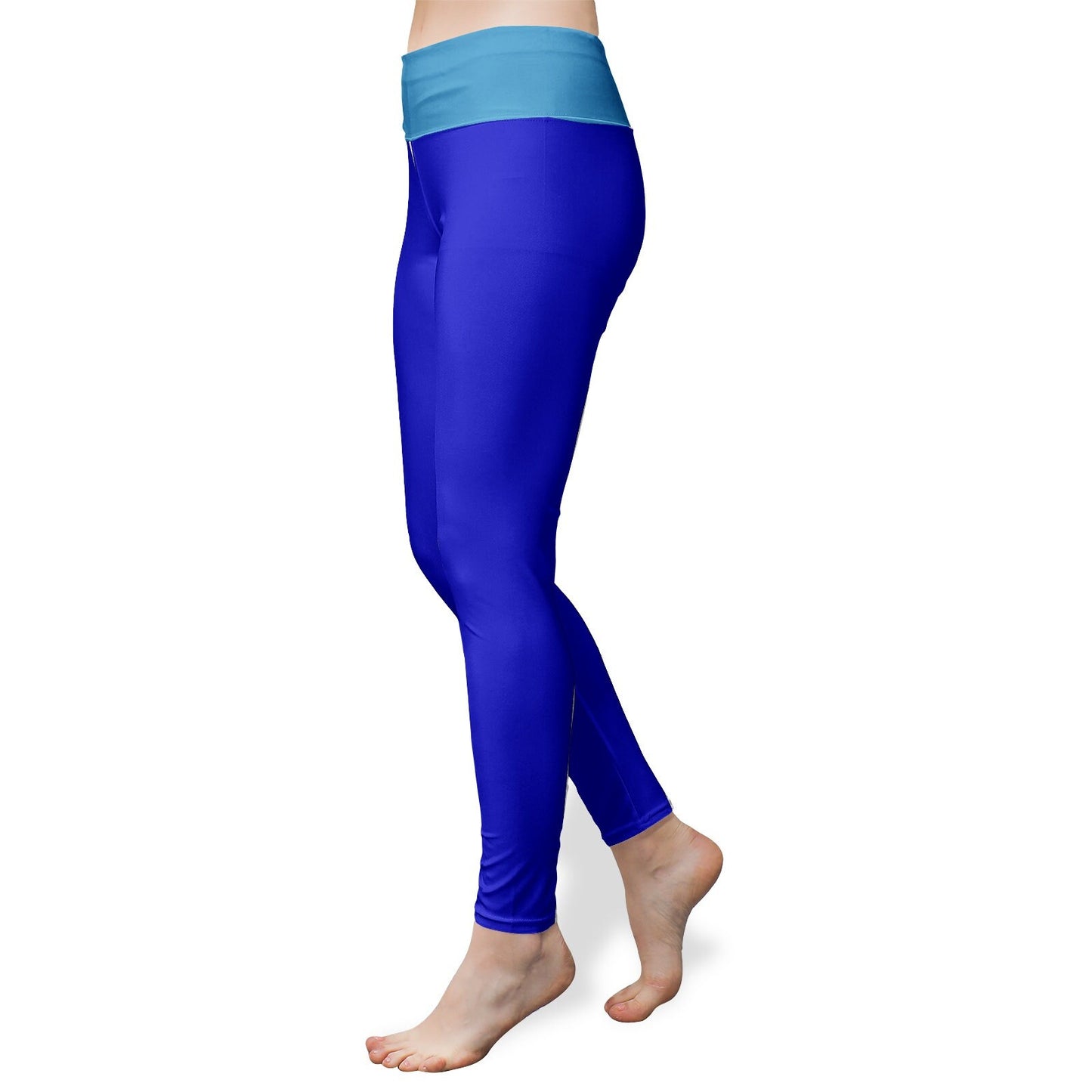 Womens Blue Leggings Women's High Waist Yoga Leggings