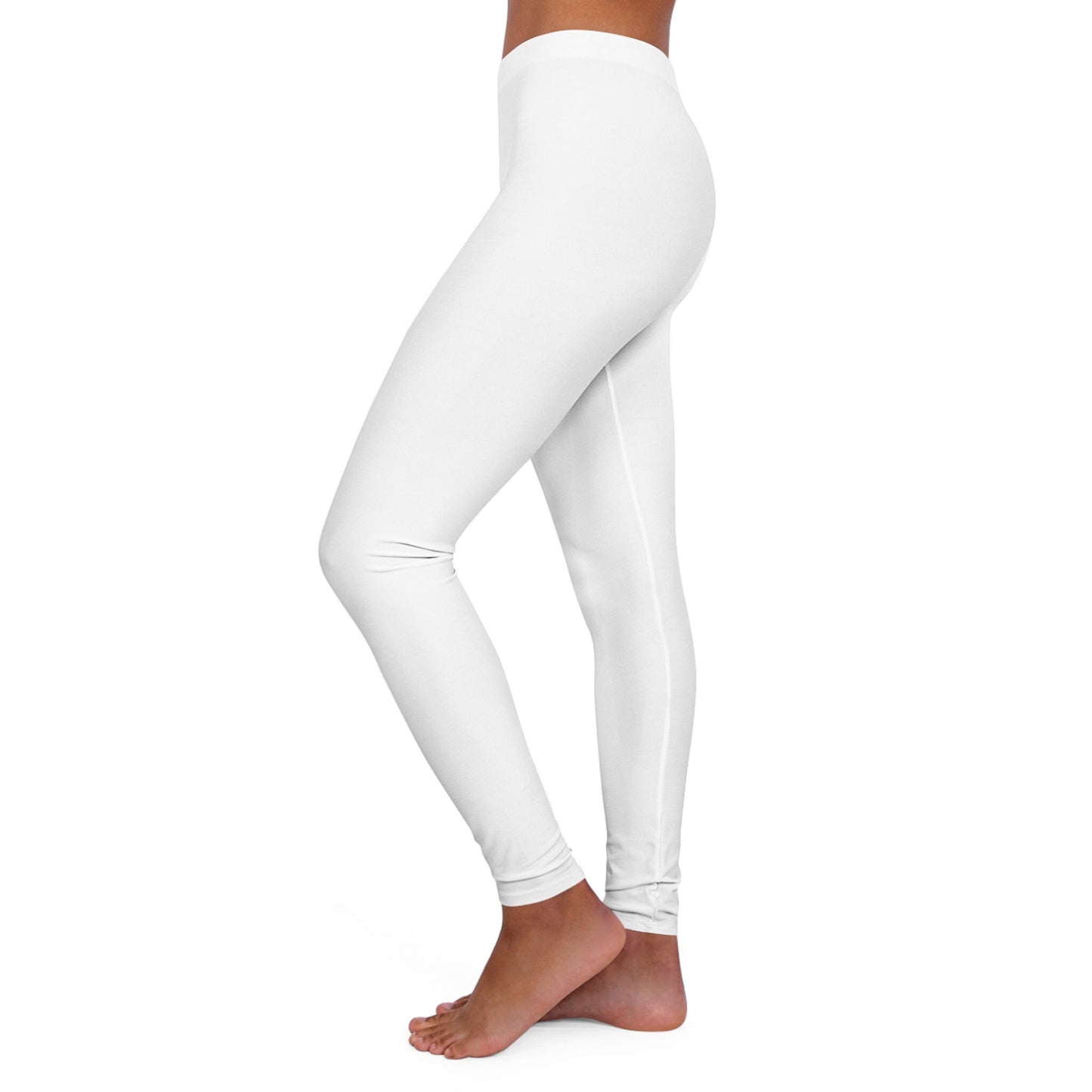 Women's White Spandex Leggings