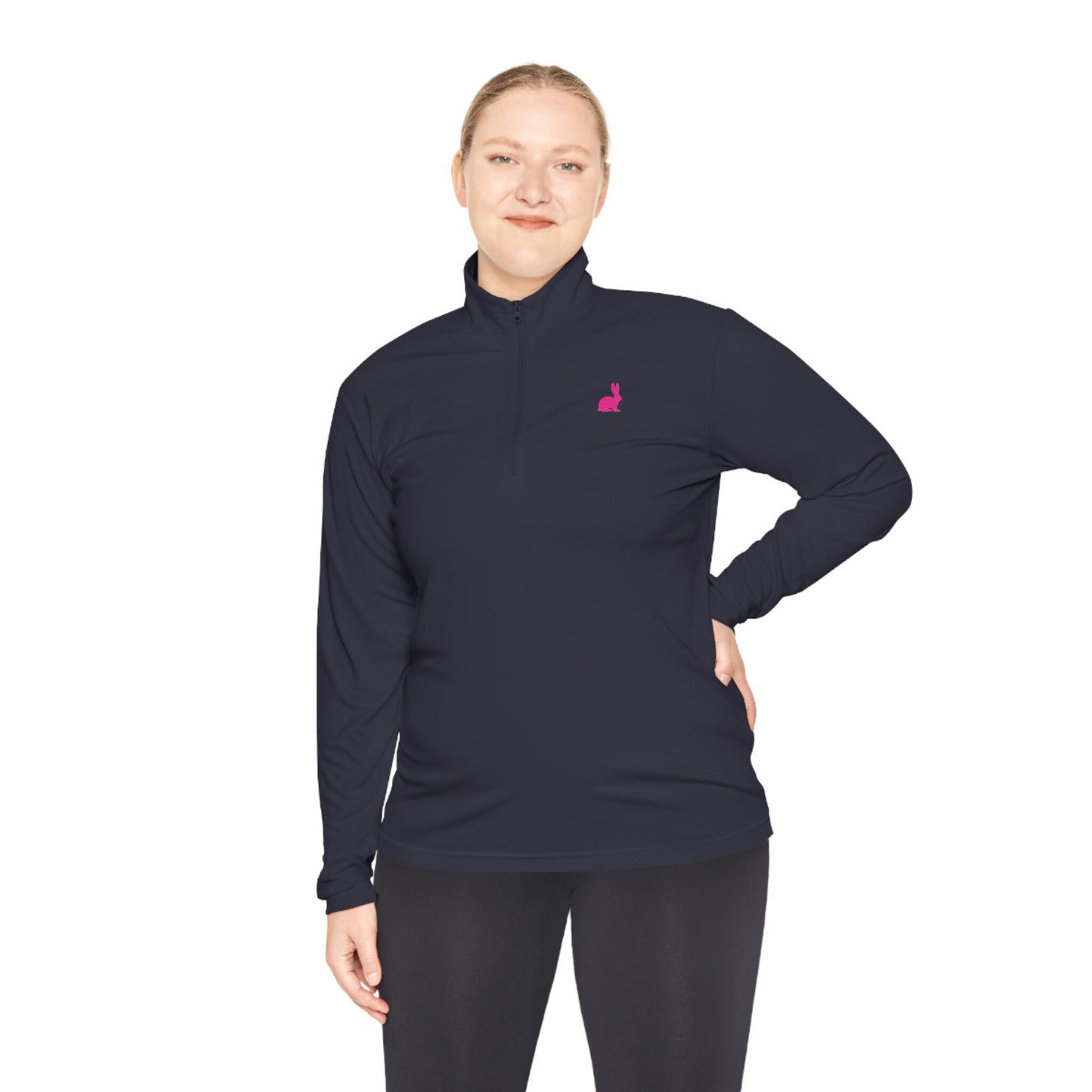 Unisex Quarter-Zip Bright Color Pullovers
