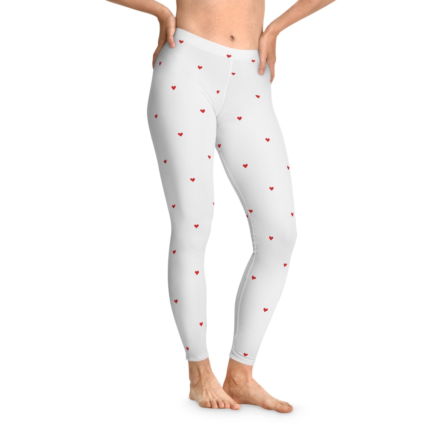 Stretchy White Leggings