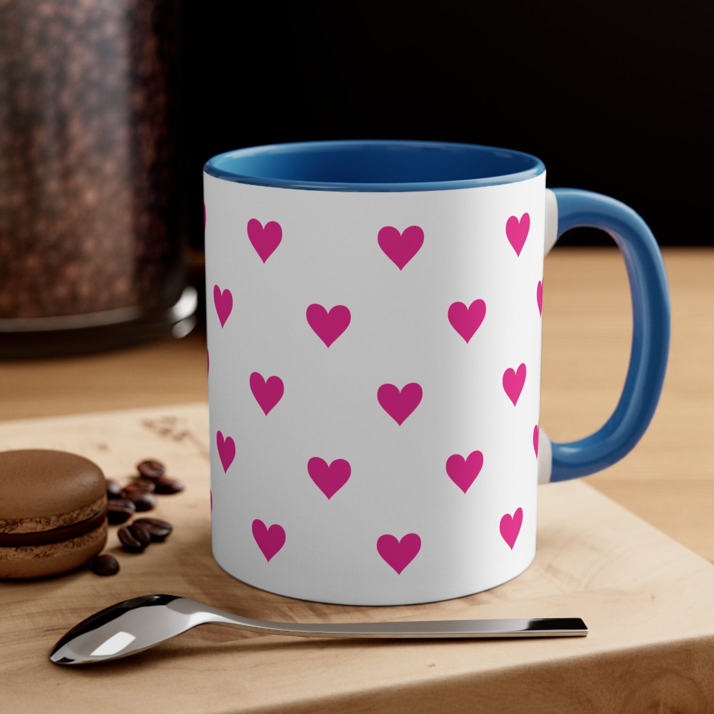 Heart Coffee Mugs, 11oz