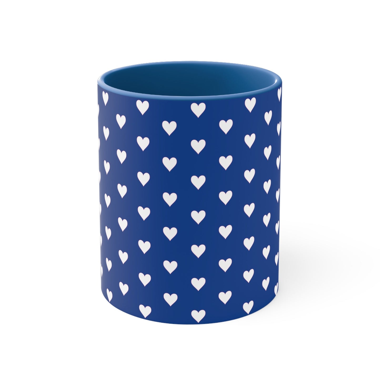 Heart Mugs Accent Coffee Mug, 11oz