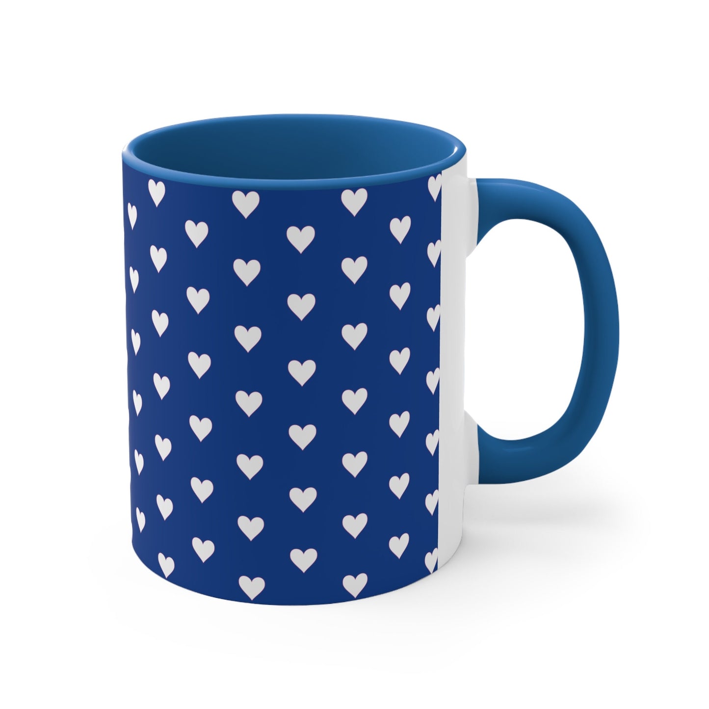 Heart Mugs Accent Coffee Mug, 11oz