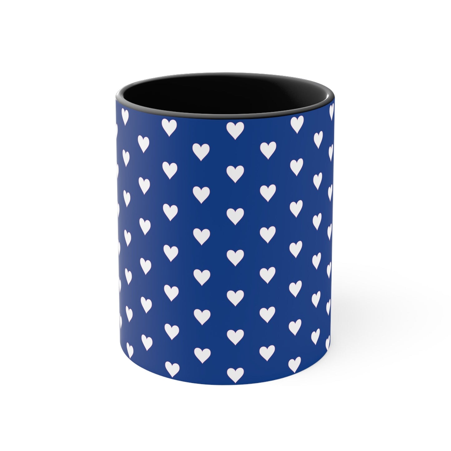 Heart Mugs Accent Coffee Mug, 11oz