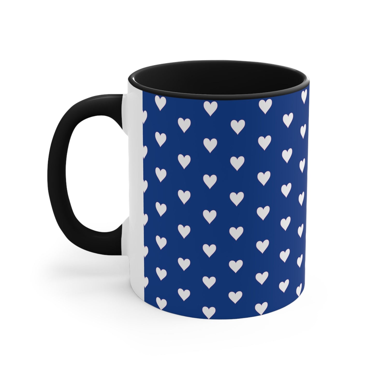 Heart Mugs Accent Coffee Mug, 11oz