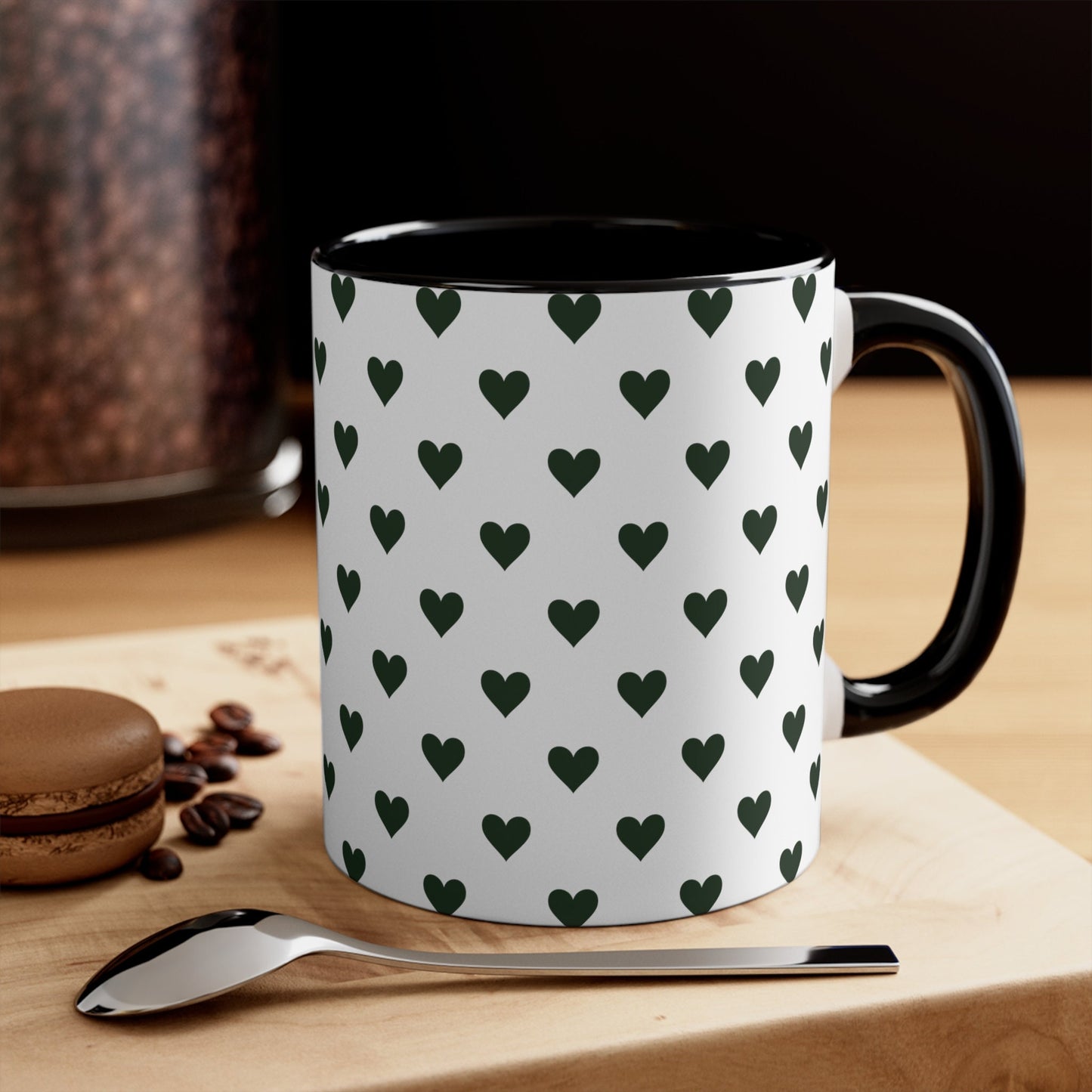 Heart Coffee Mugs, 11oz