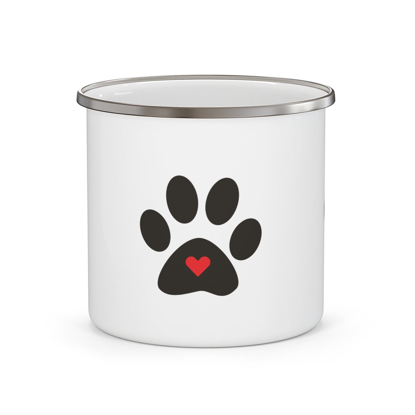 Dog Lovers Enamel Camping Mug
