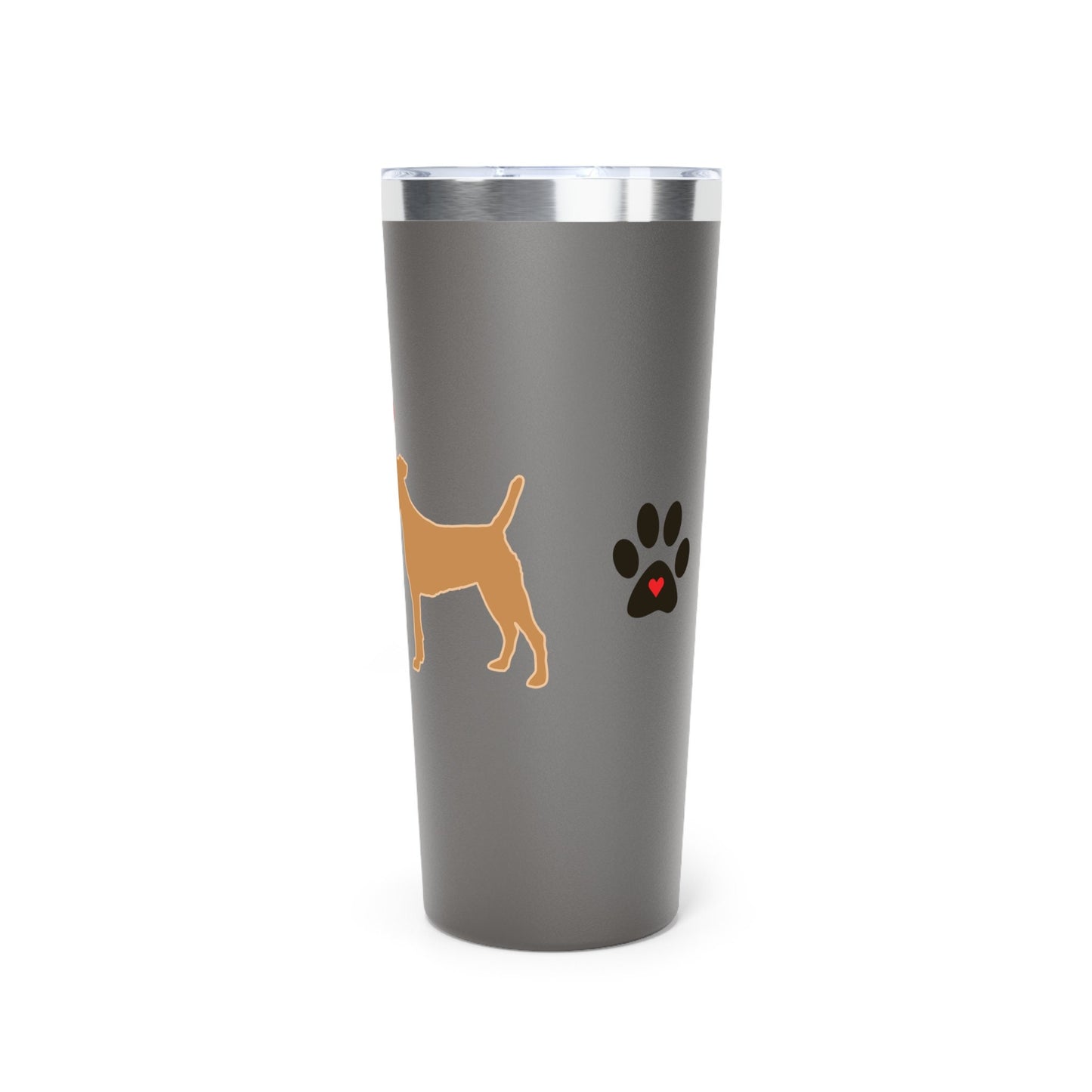 Dog Lovers Copper Vacuum Insulated Tumbler, 22oz
