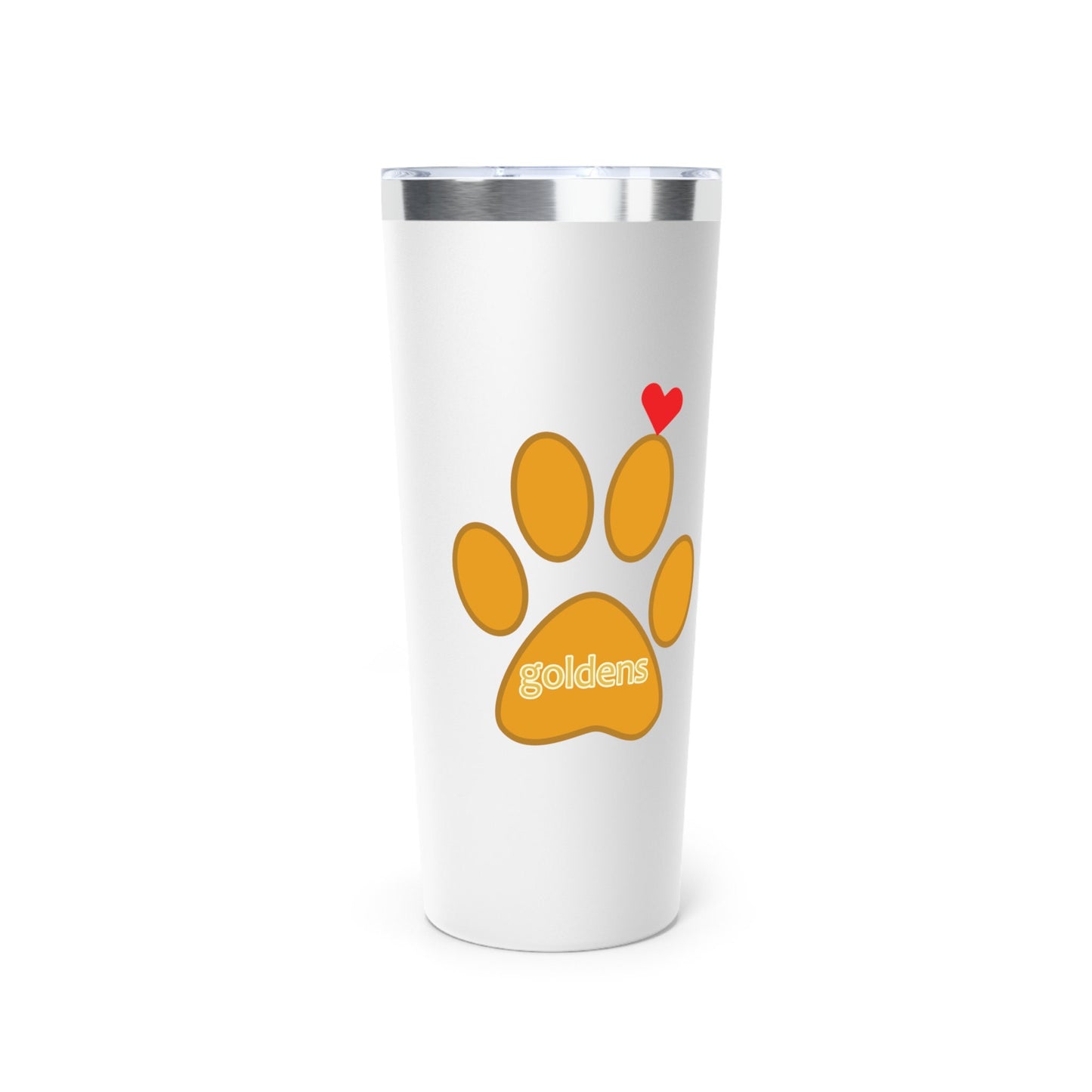 Golden Retriever Dog Lovers Copper Vacuum Insulated Tumbler, 22oz
