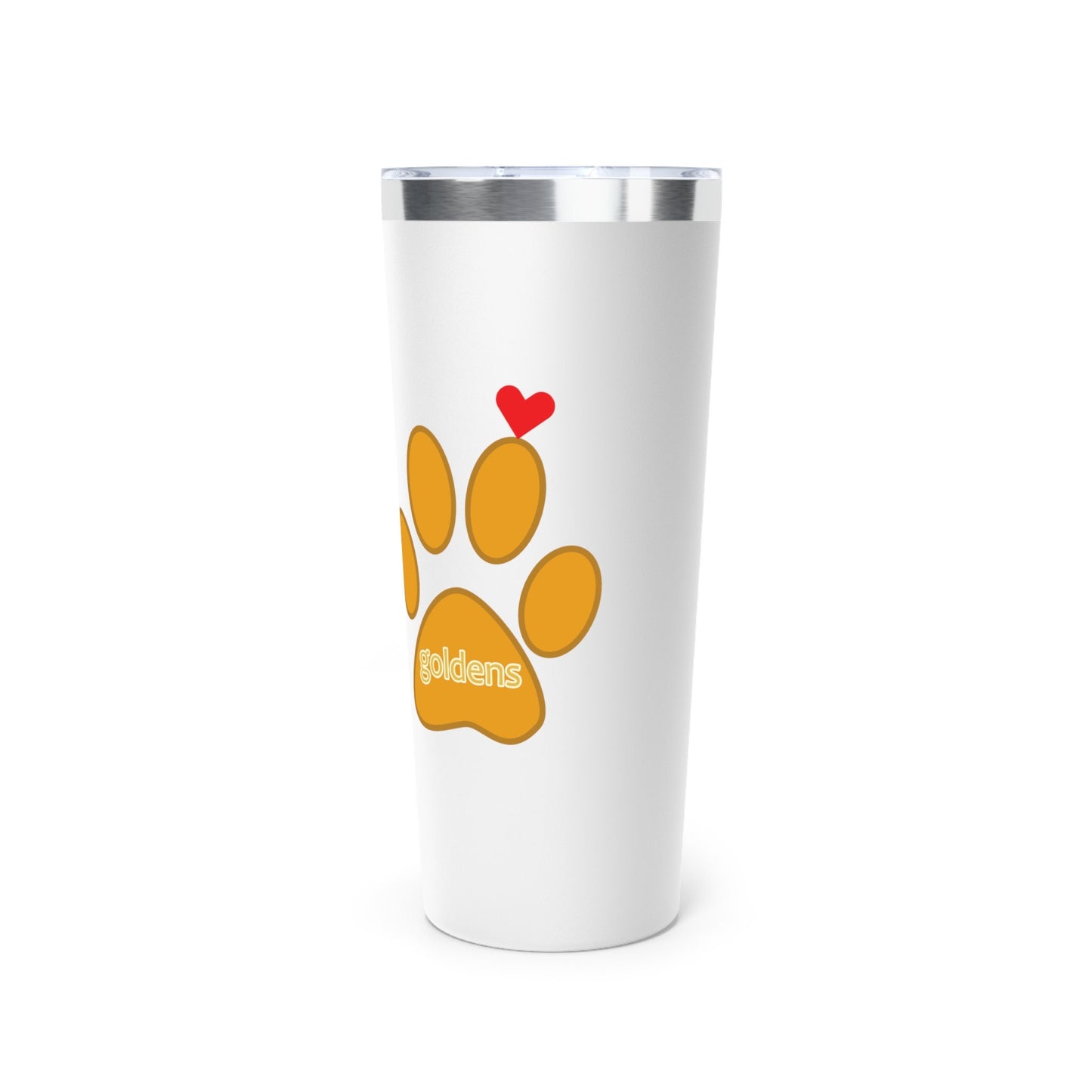 Golden Retriever Dog Lovers Copper Vacuum Insulated Tumbler, 22oz
