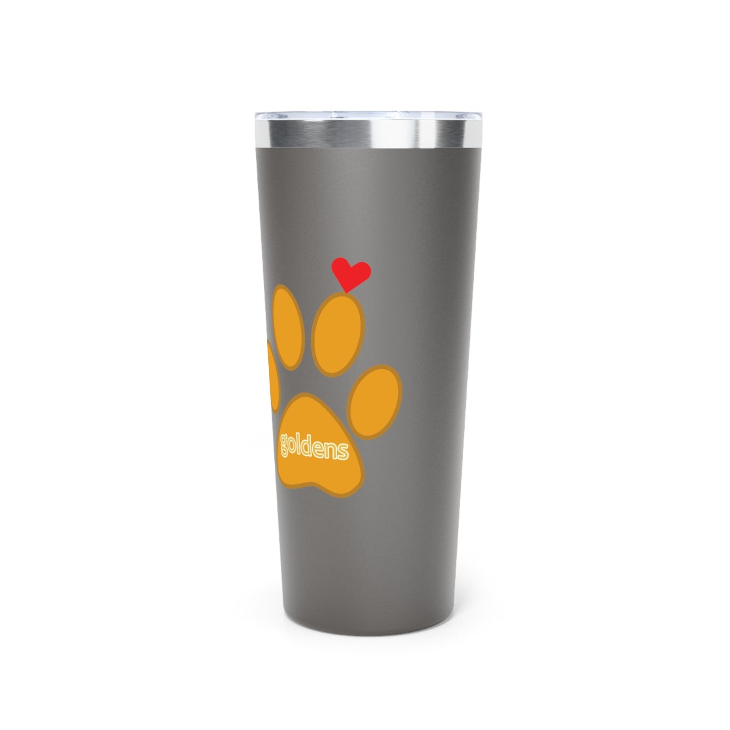 Golden Retriever Dog Lovers Copper Vacuum Insulated Tumbler, 22oz