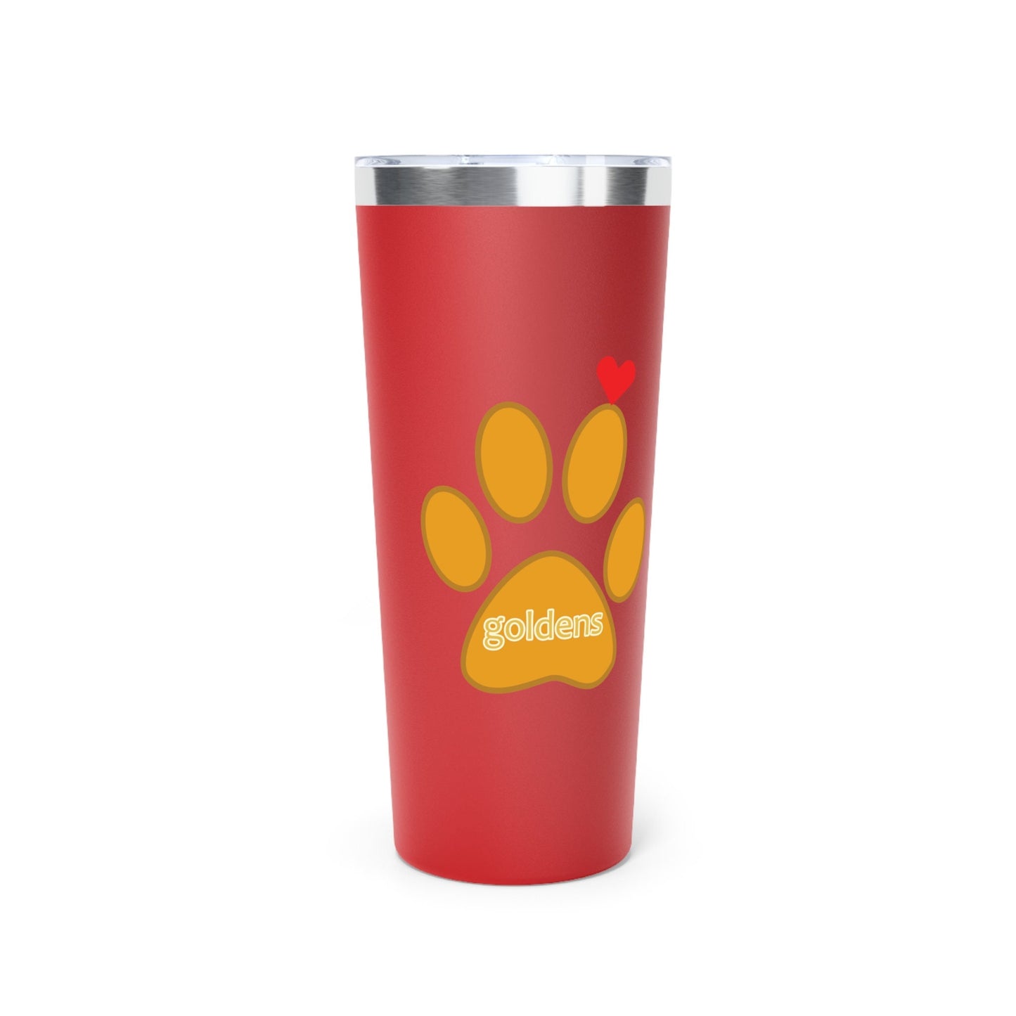 Golden Retriever Dog Lovers Copper Vacuum Insulated Tumbler, 22oz