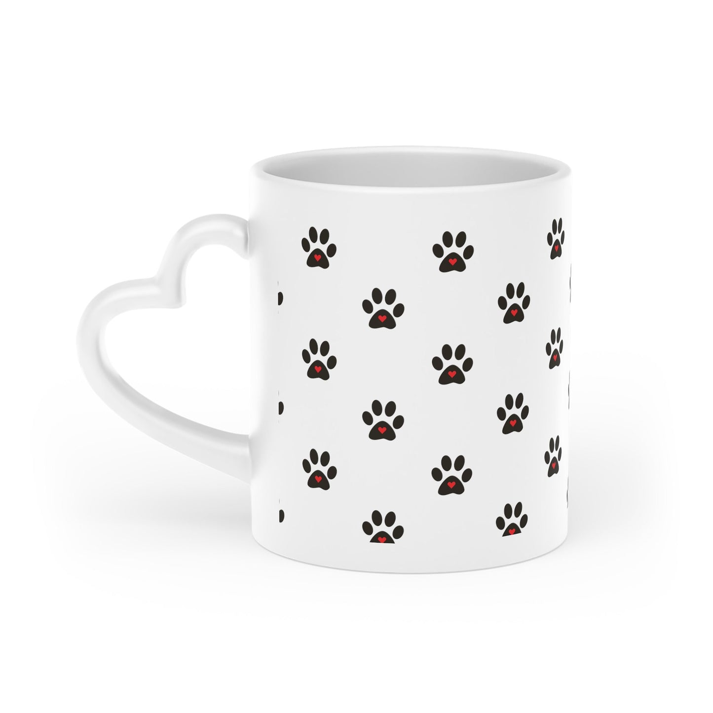 Heart-Shaped Dog Lovers Mug