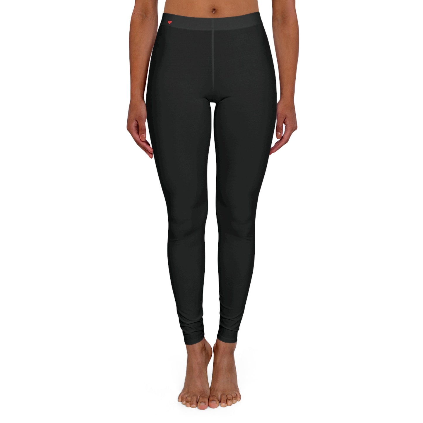 Women's Spandex Black Leggings Skinny Fit