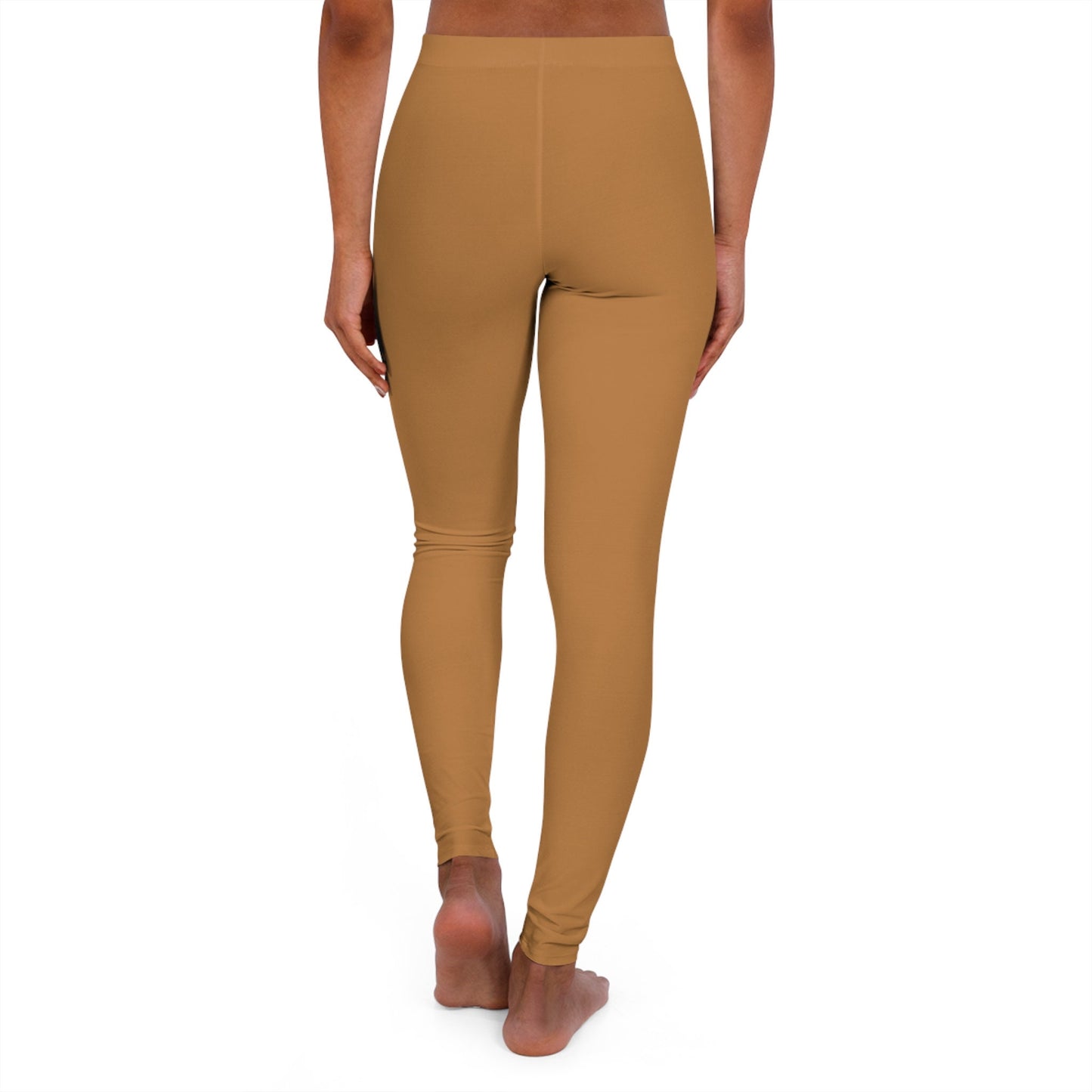 Women's Spandex Tan Leggings Skinny Fit