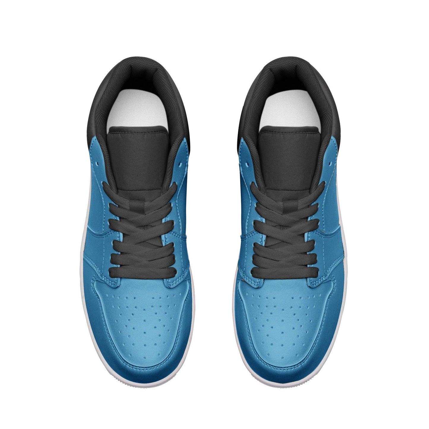 Blue Sneakers Unisex Low Top Leather Sneakers