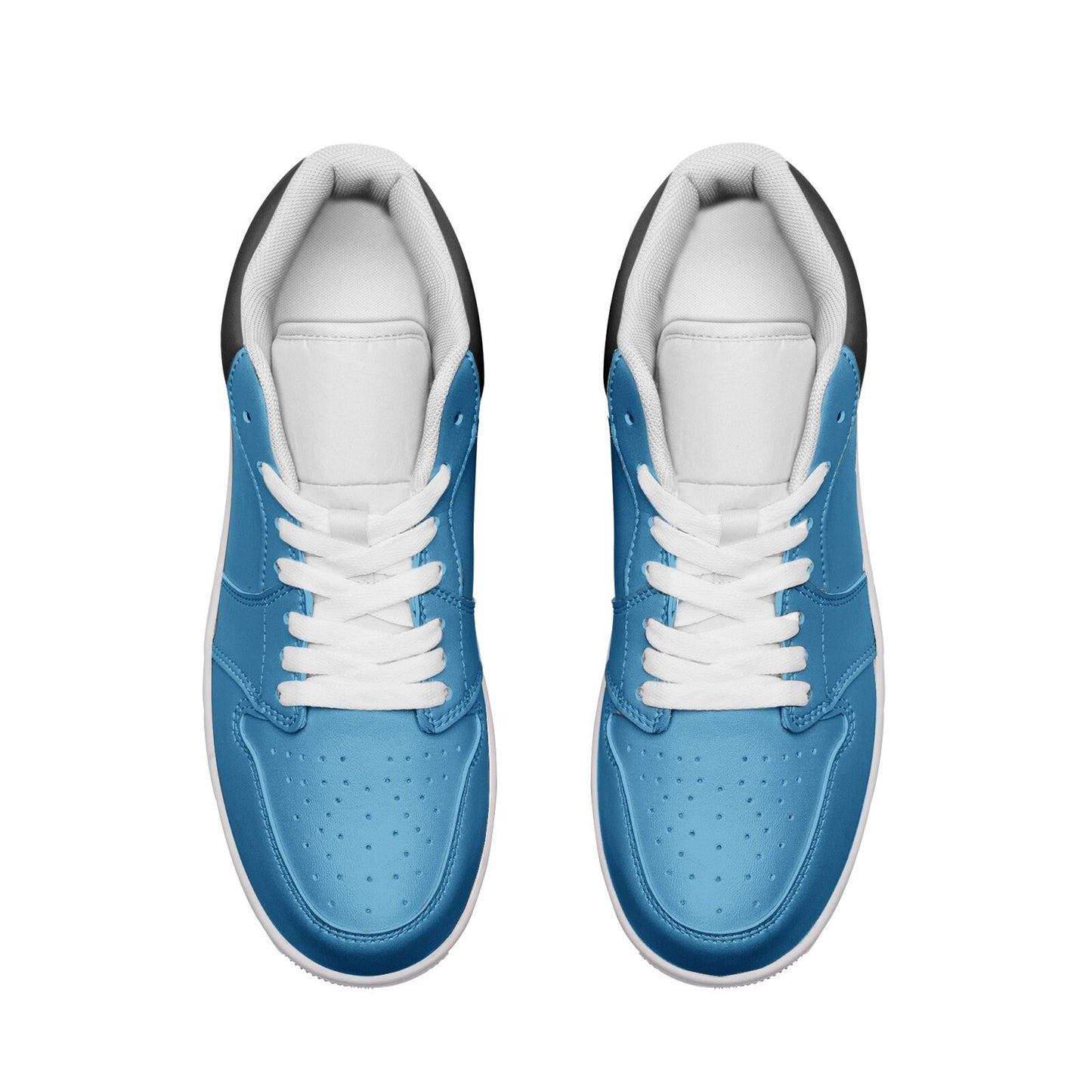 Blue Sneakers Unisex Low Top Leather Sneakers