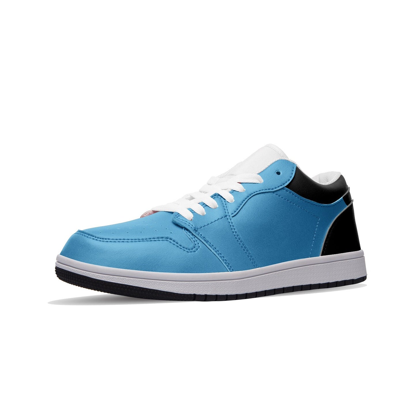 Blue Sneakers Unisex Low Top Leather Sneakers